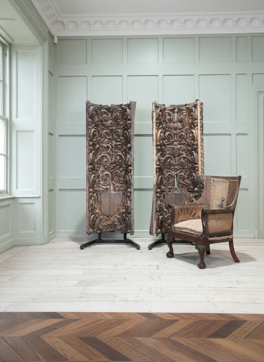 A Pair of 18th Century Portuguese Baroque Niches - Image 2