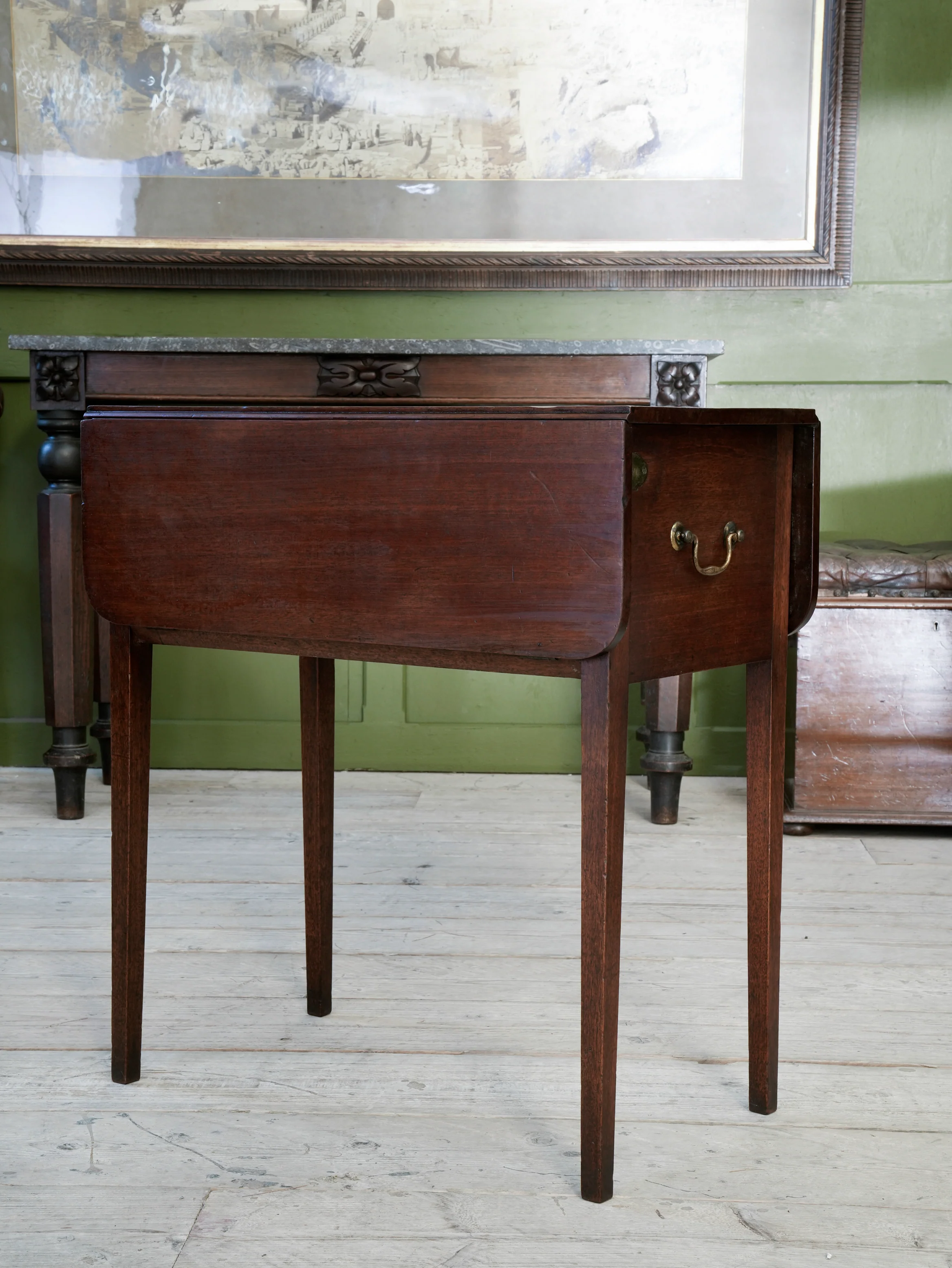 A Regency Mahogany Deception Table - Image 11