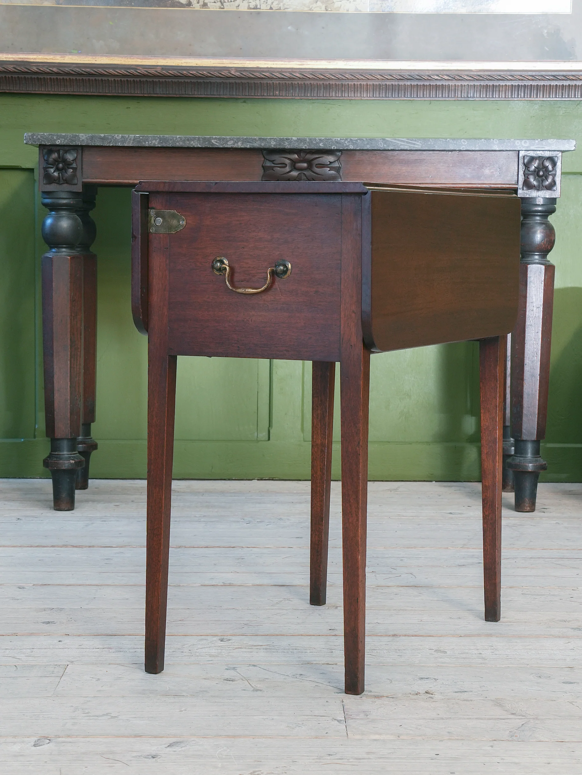 A Regency Mahogany Deception Table - Image 3