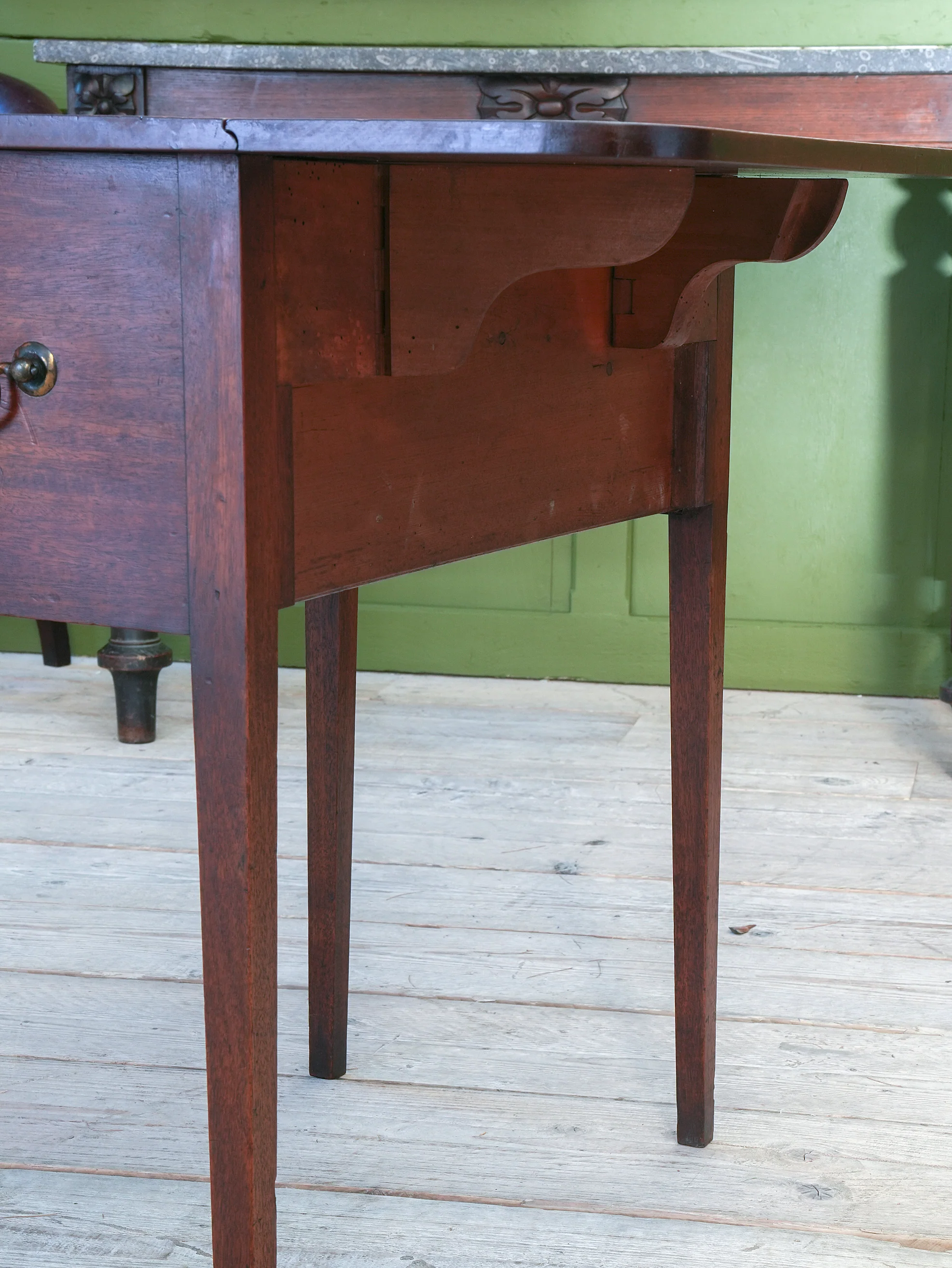 A Regency Mahogany Deception Table - Image 7
