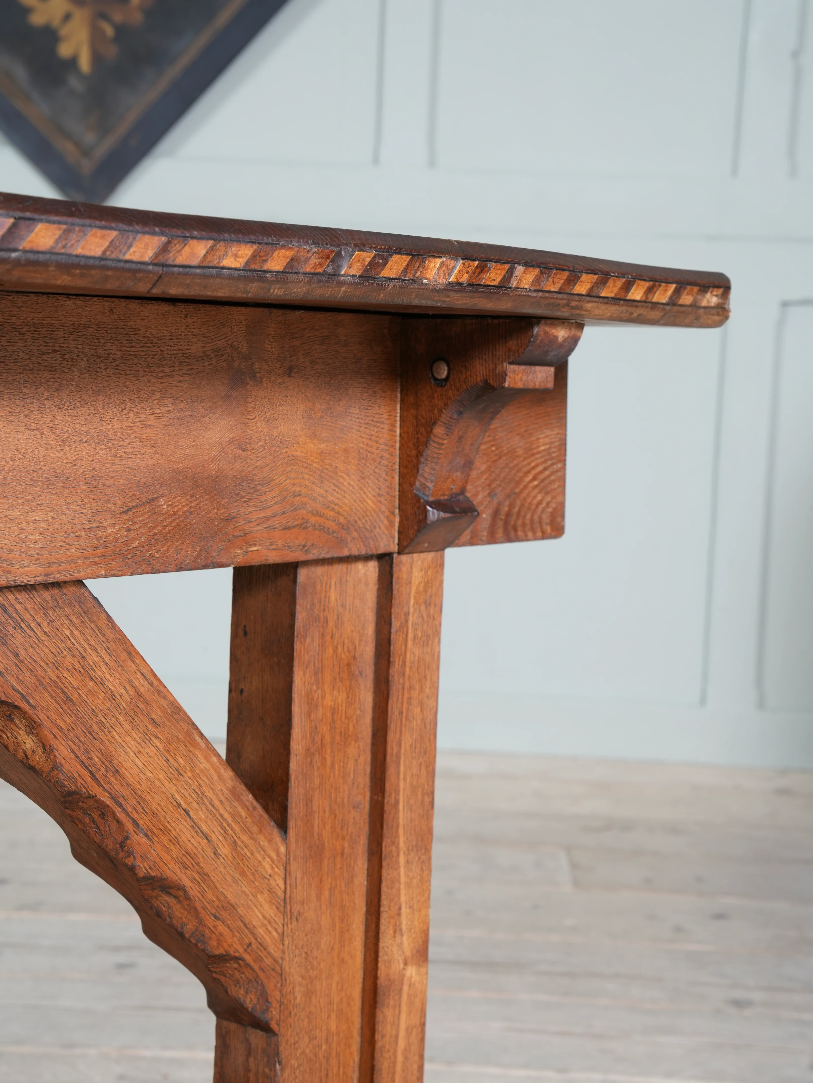 A Gothic Revival Desk in the manner of Charles Bevan - Image 12