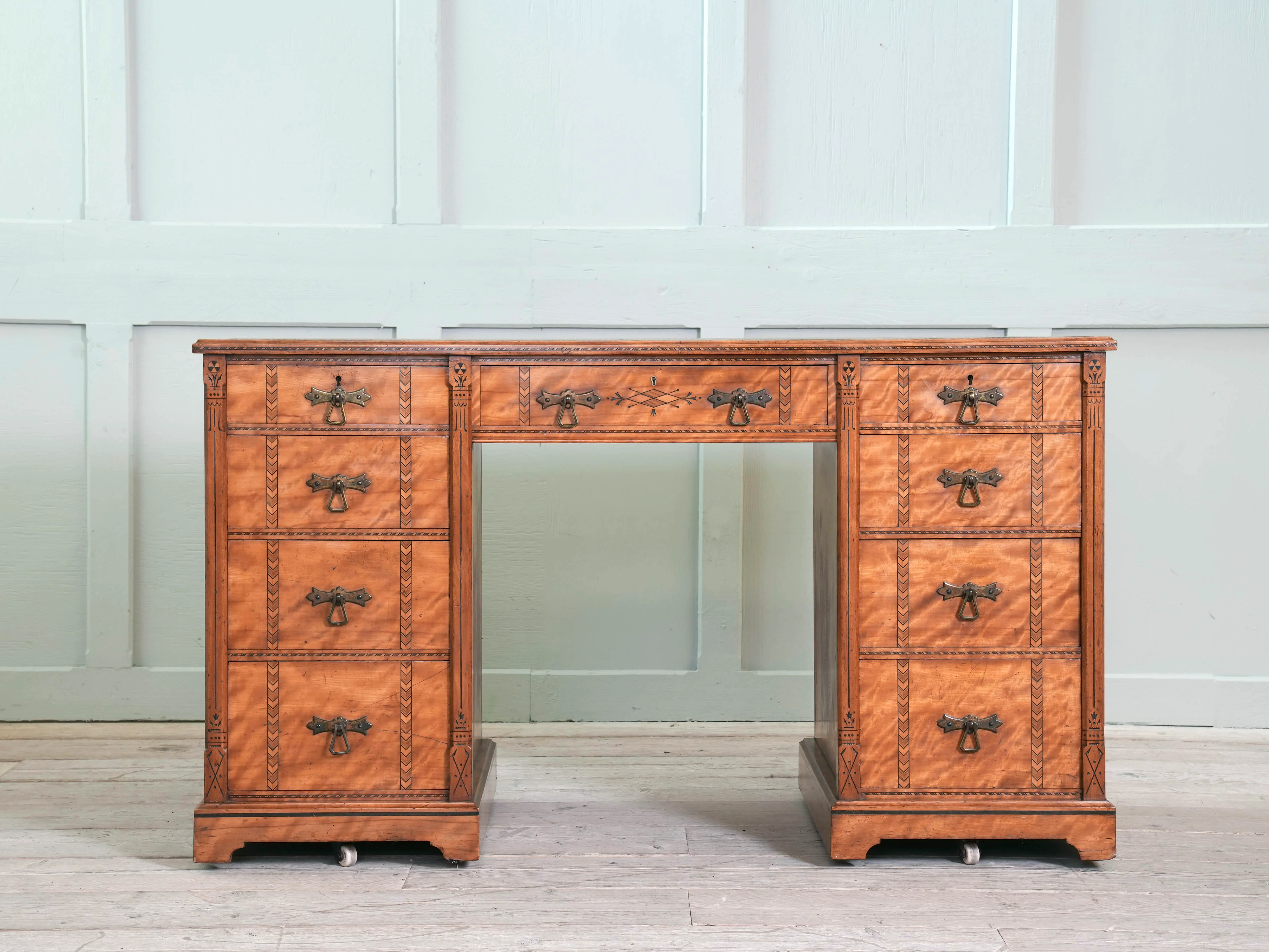 A 19th Century Heal & Son Kneehole Desk - Image 3