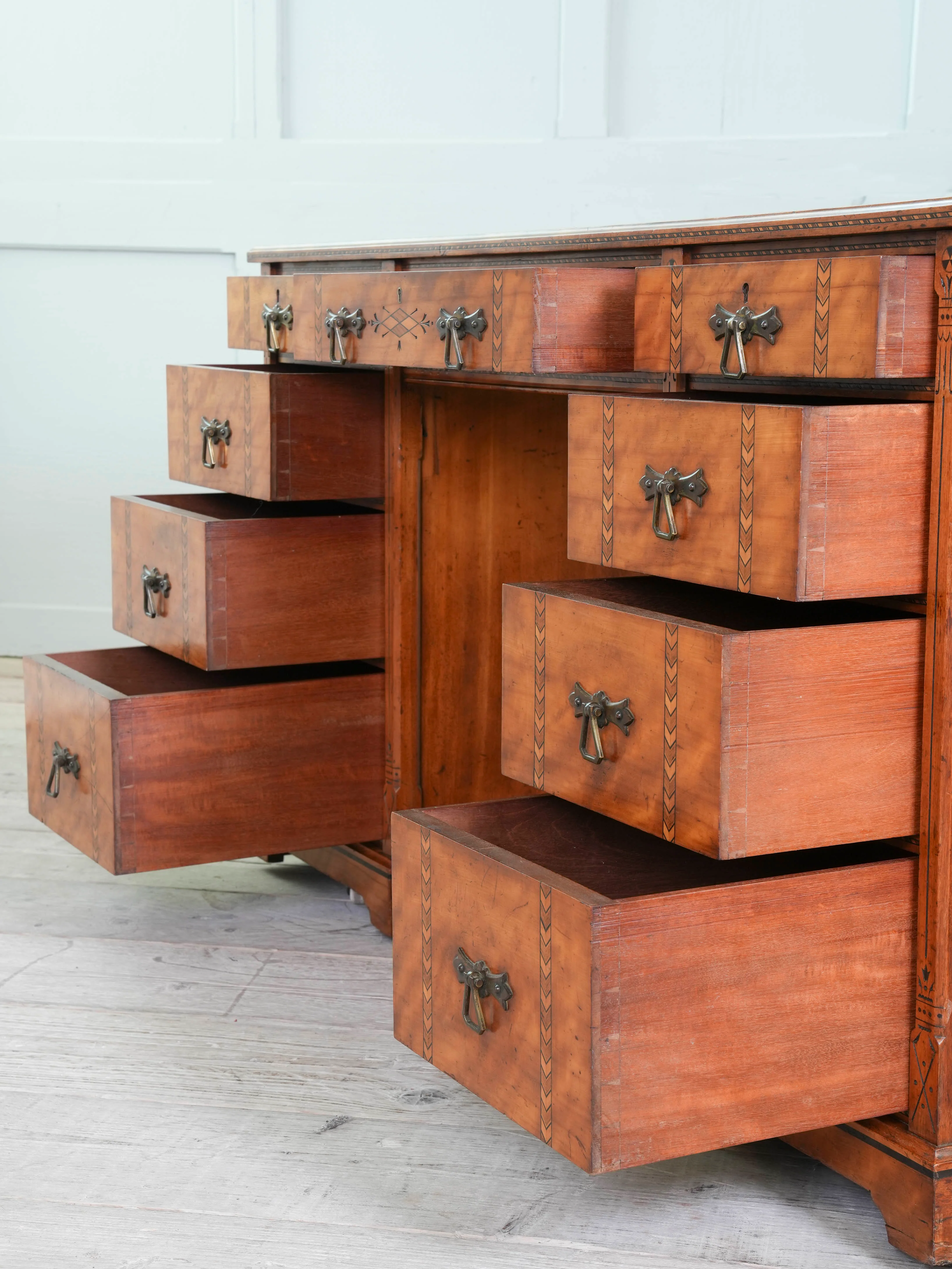 A 19th Century Heal & Son Kneehole Desk - Image 8