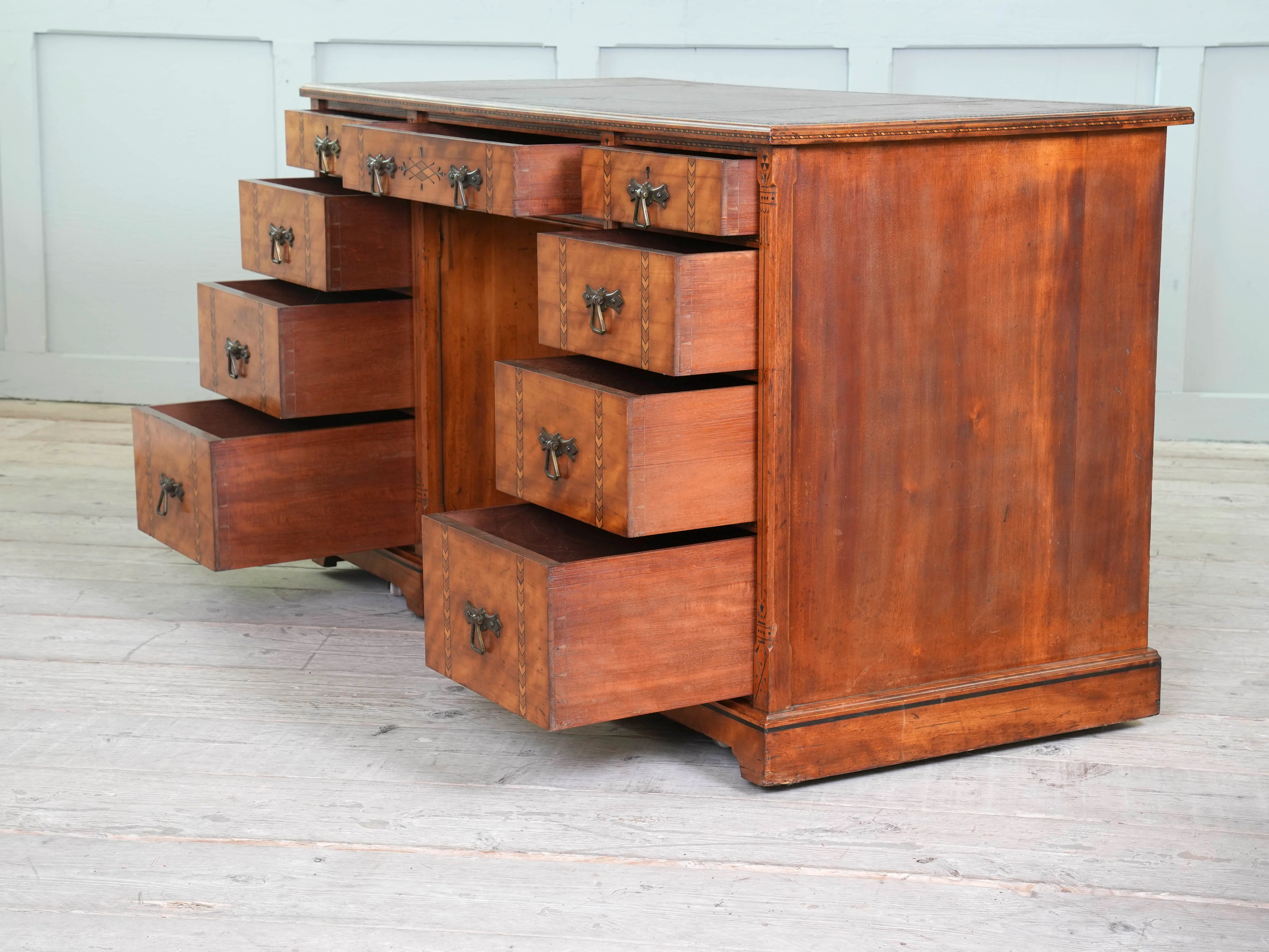 A 19th Century Heal & Son Kneehole Desk - Image 9
