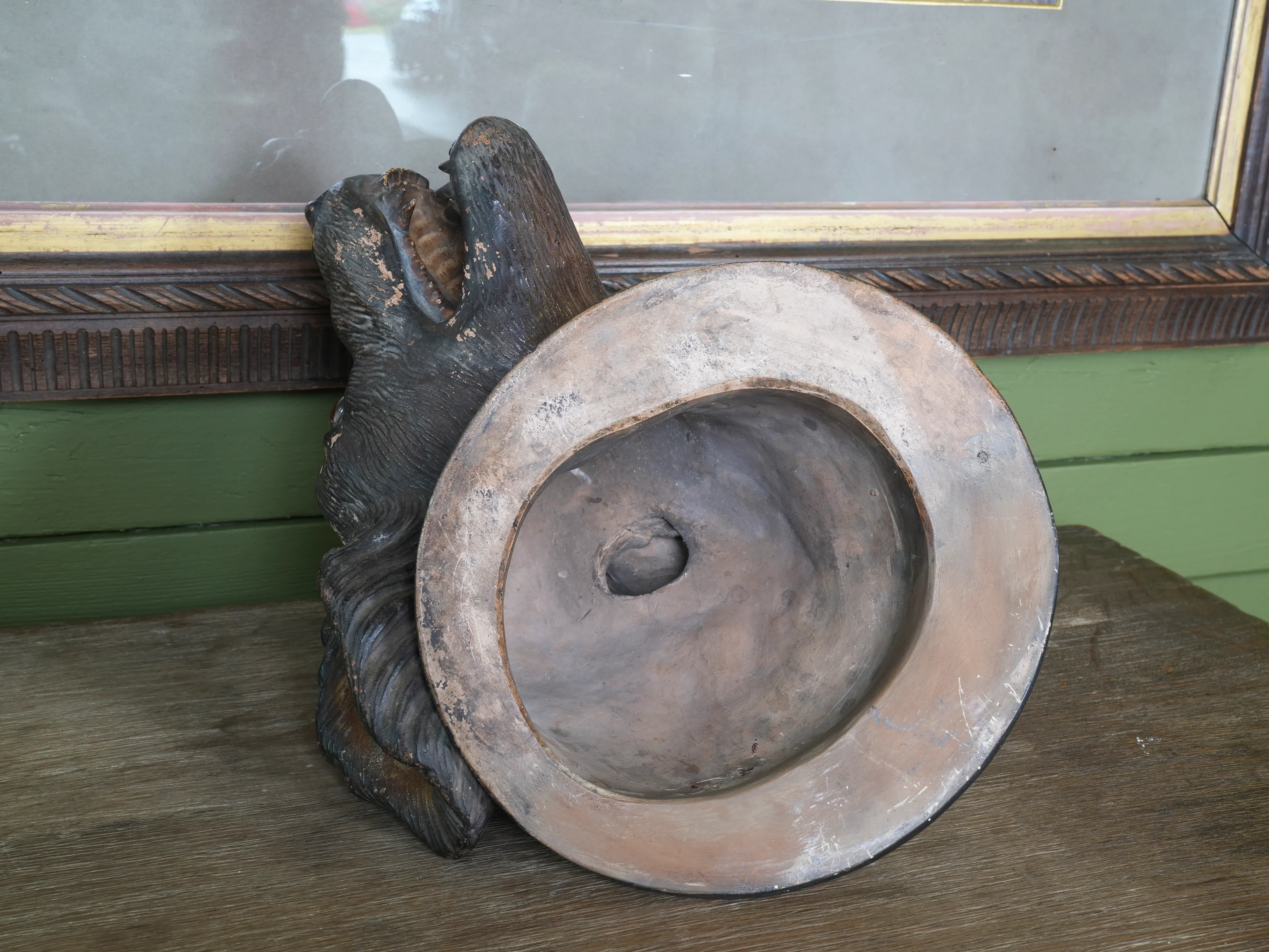 An Austrian Terracotta Dogs Head Mount - Image 7