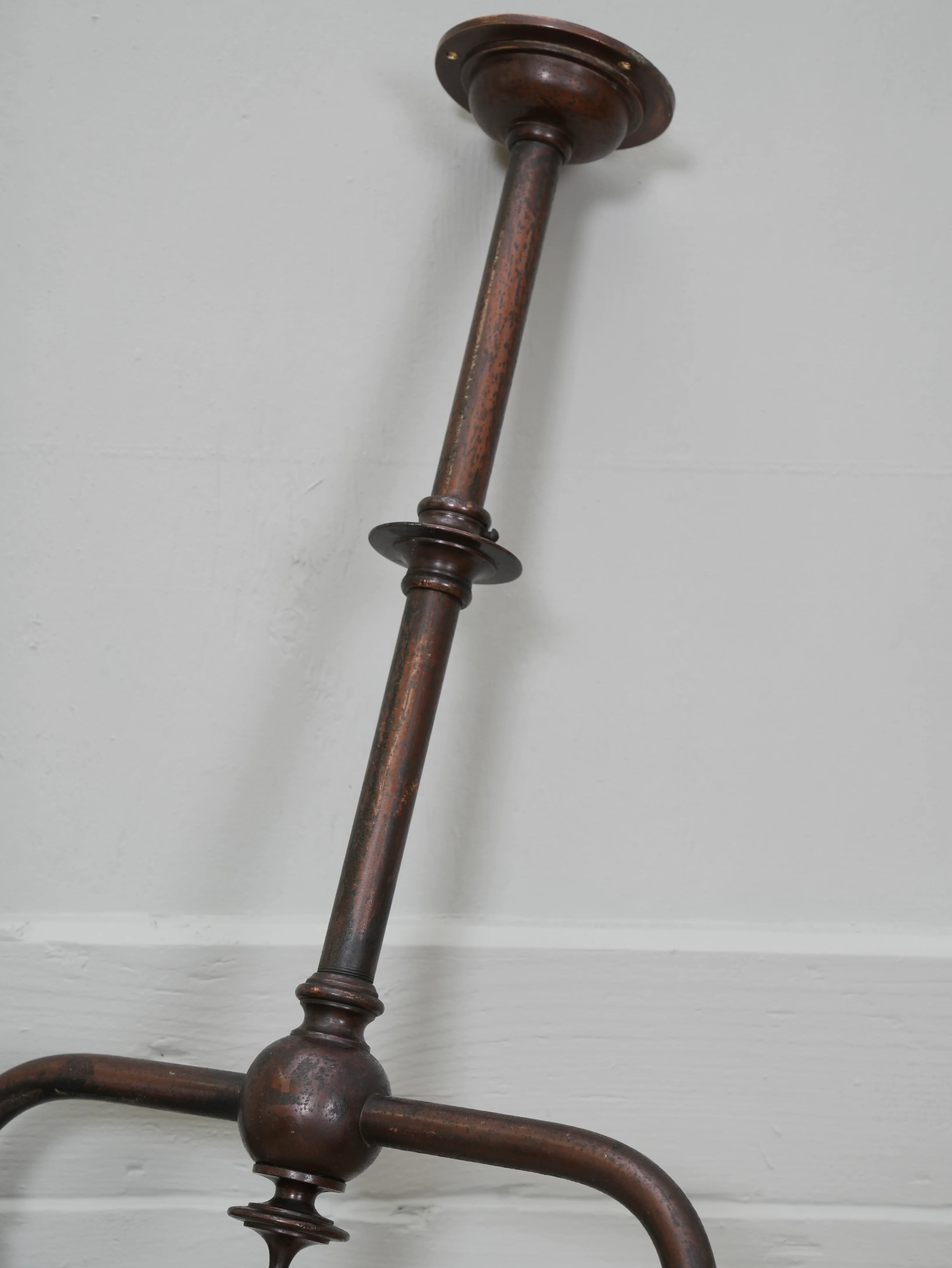 A Twin Holophane Ceiling Light - Image 3