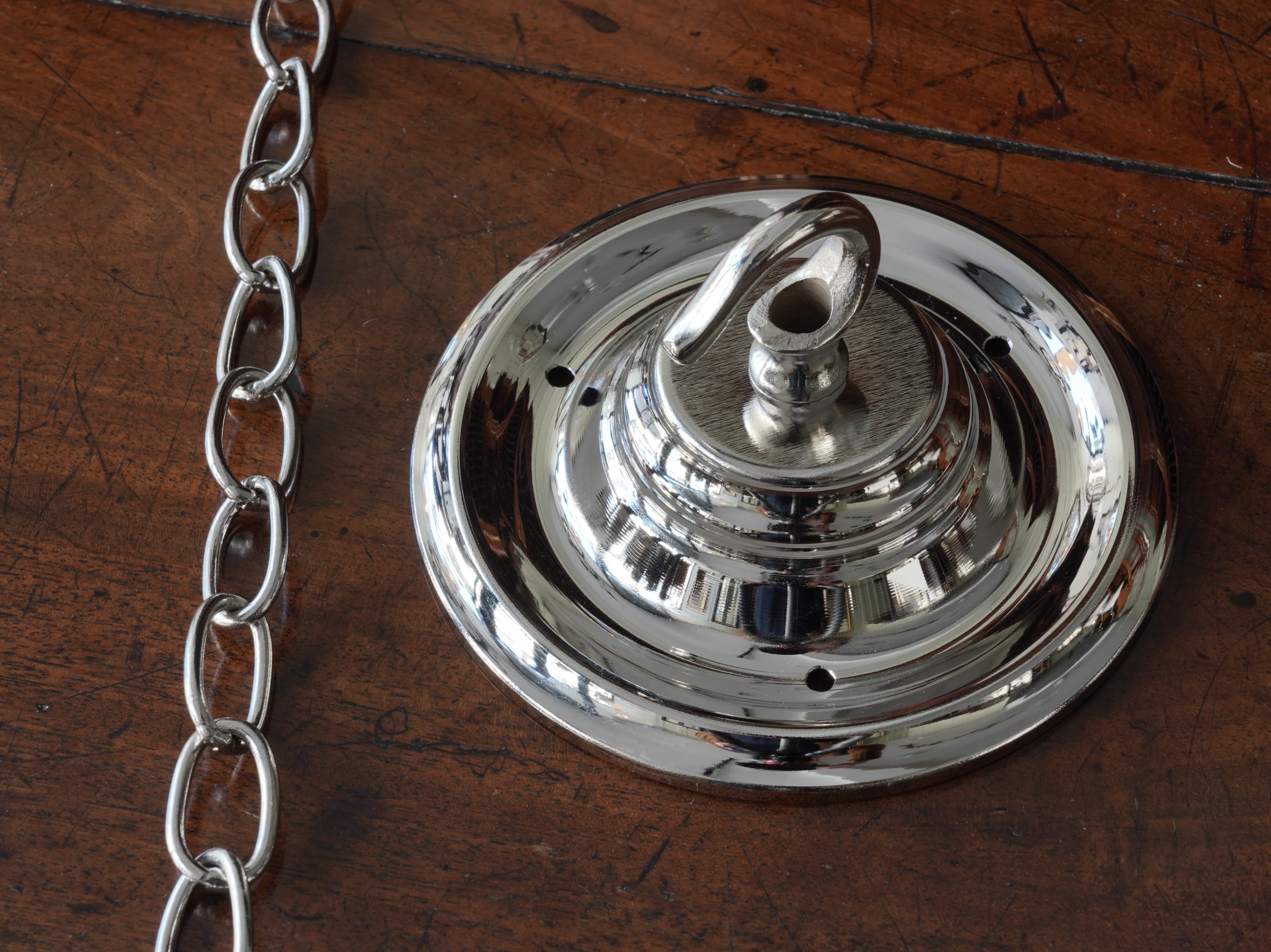 The Capel Bach Opaline Glass Pendant in Nickel - Image 7