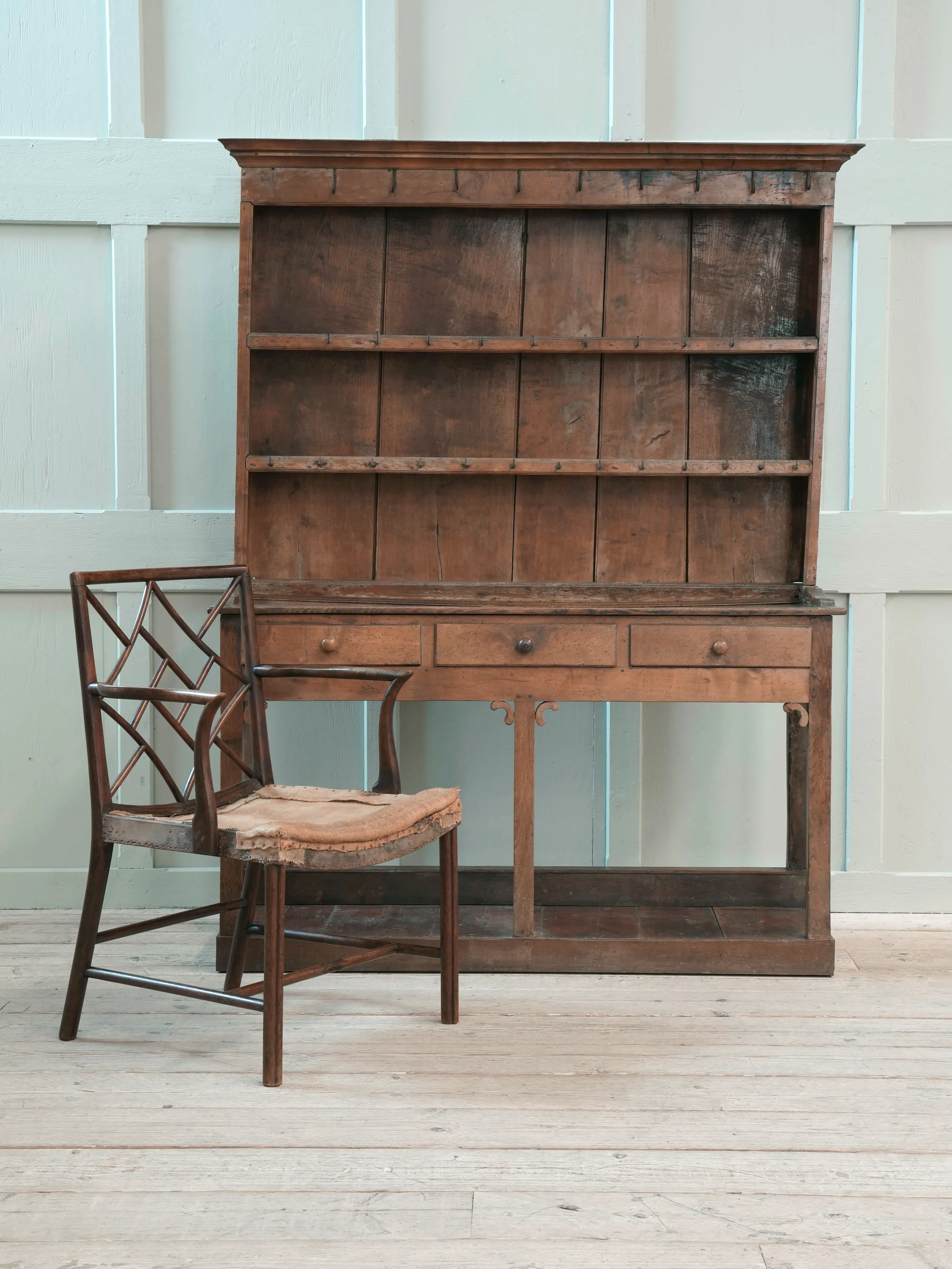 An 18th Century Fruitwood Dresser - Image 6