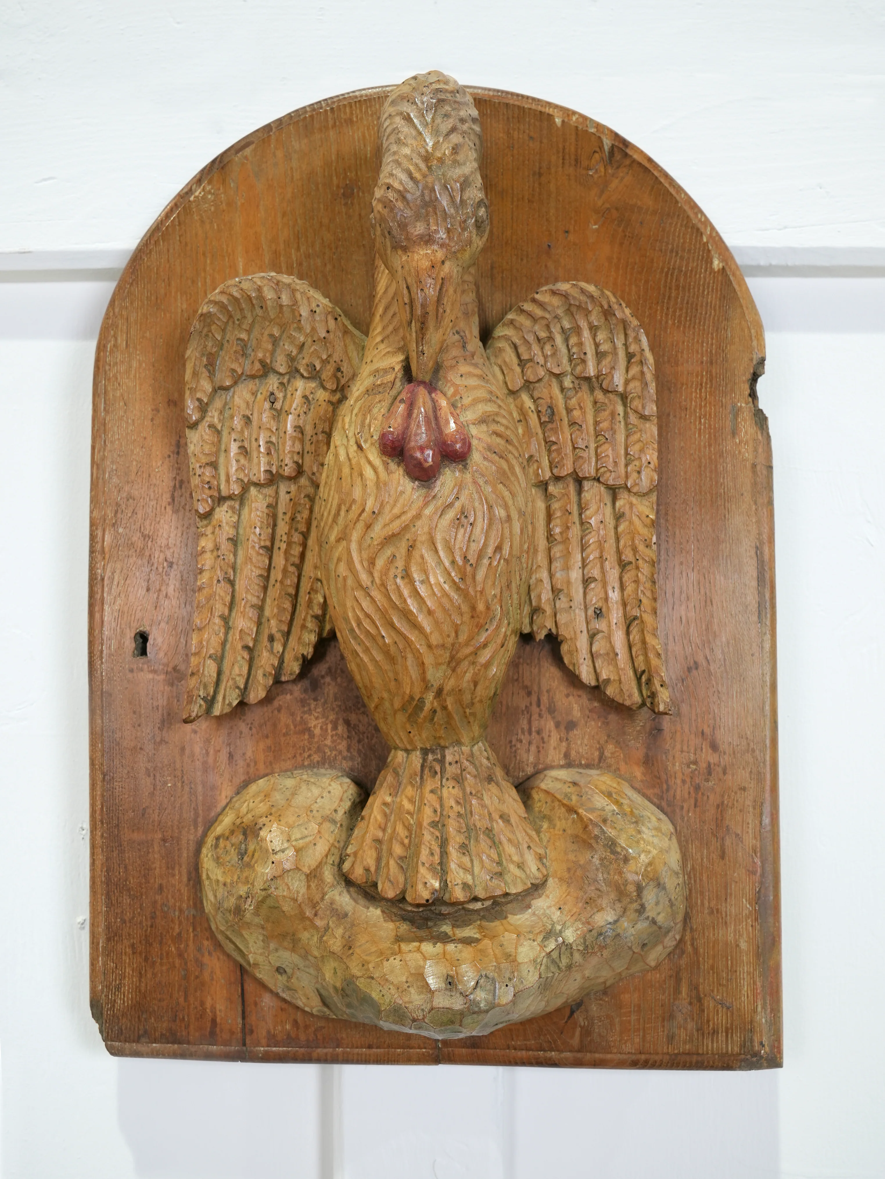 An 18th Century Carved Pelican - Image 11
