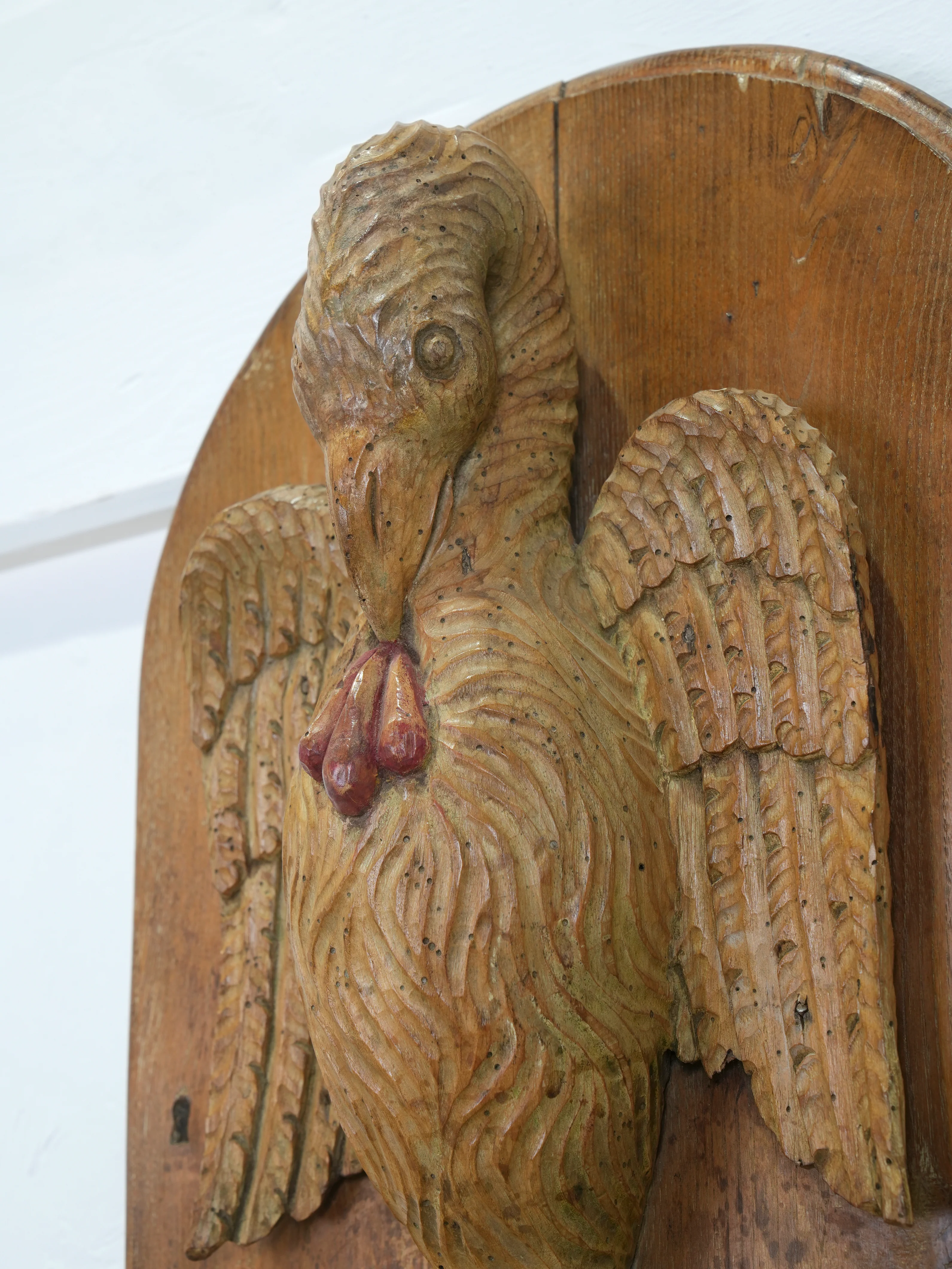 An 18th Century Carved Pelican - Image 8