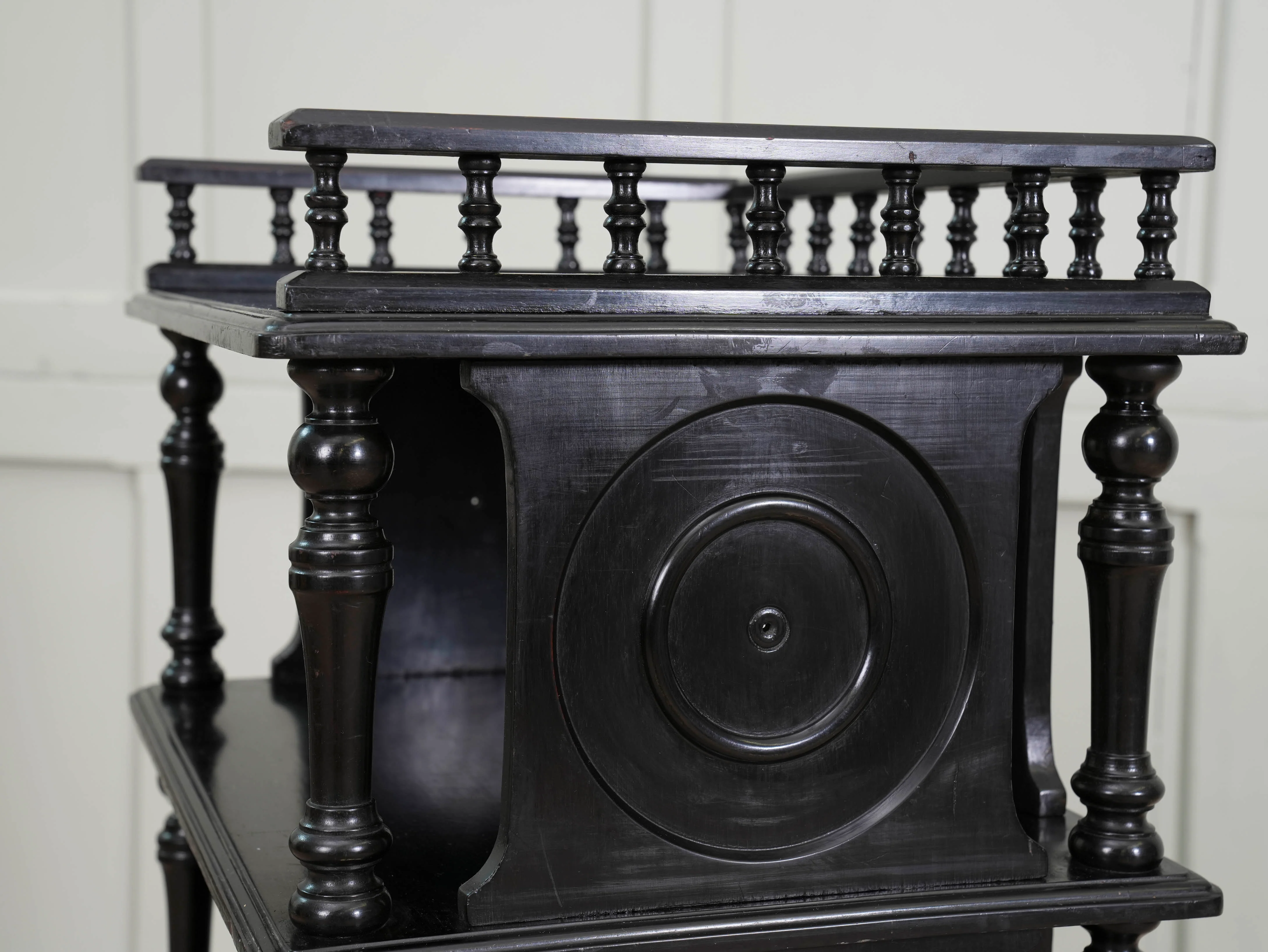 Ebonised Etagere - Image 8