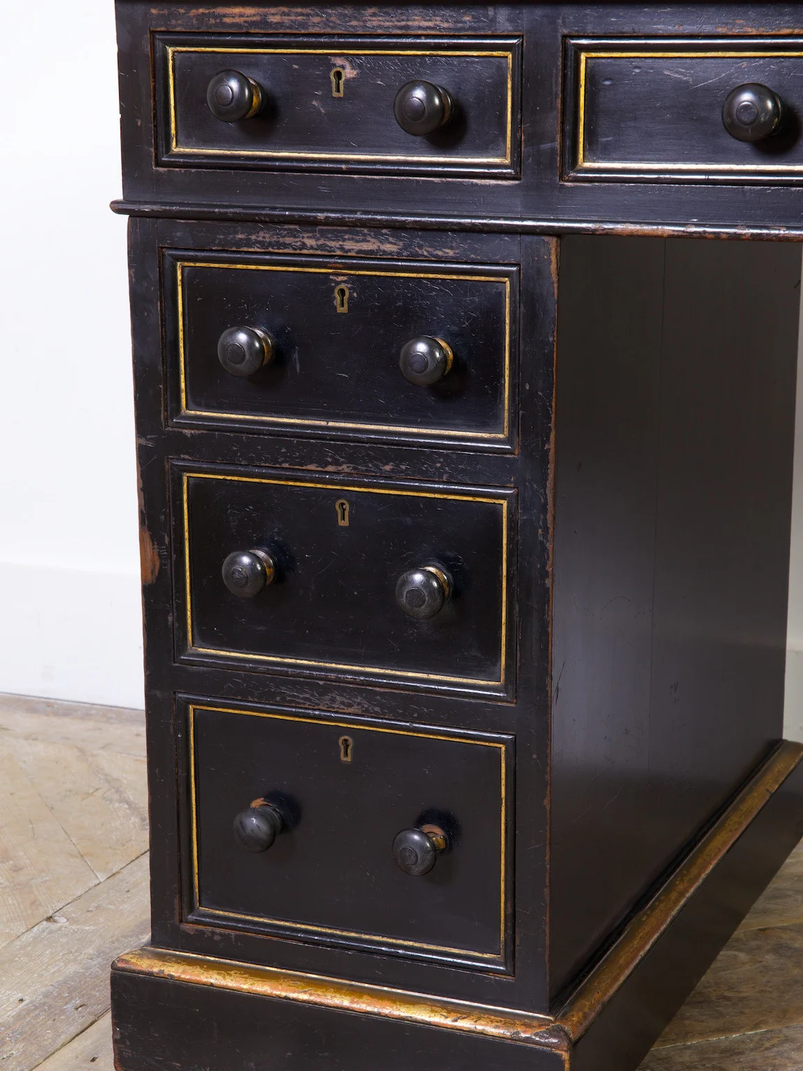 Ebonised & Gilt Desk - Image 4