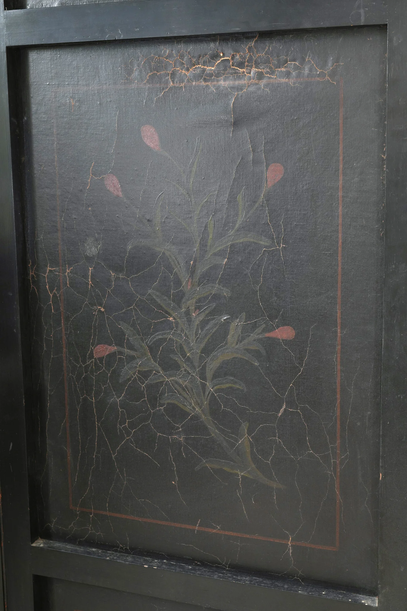An 18th Century Leather Room Screen - Image 11