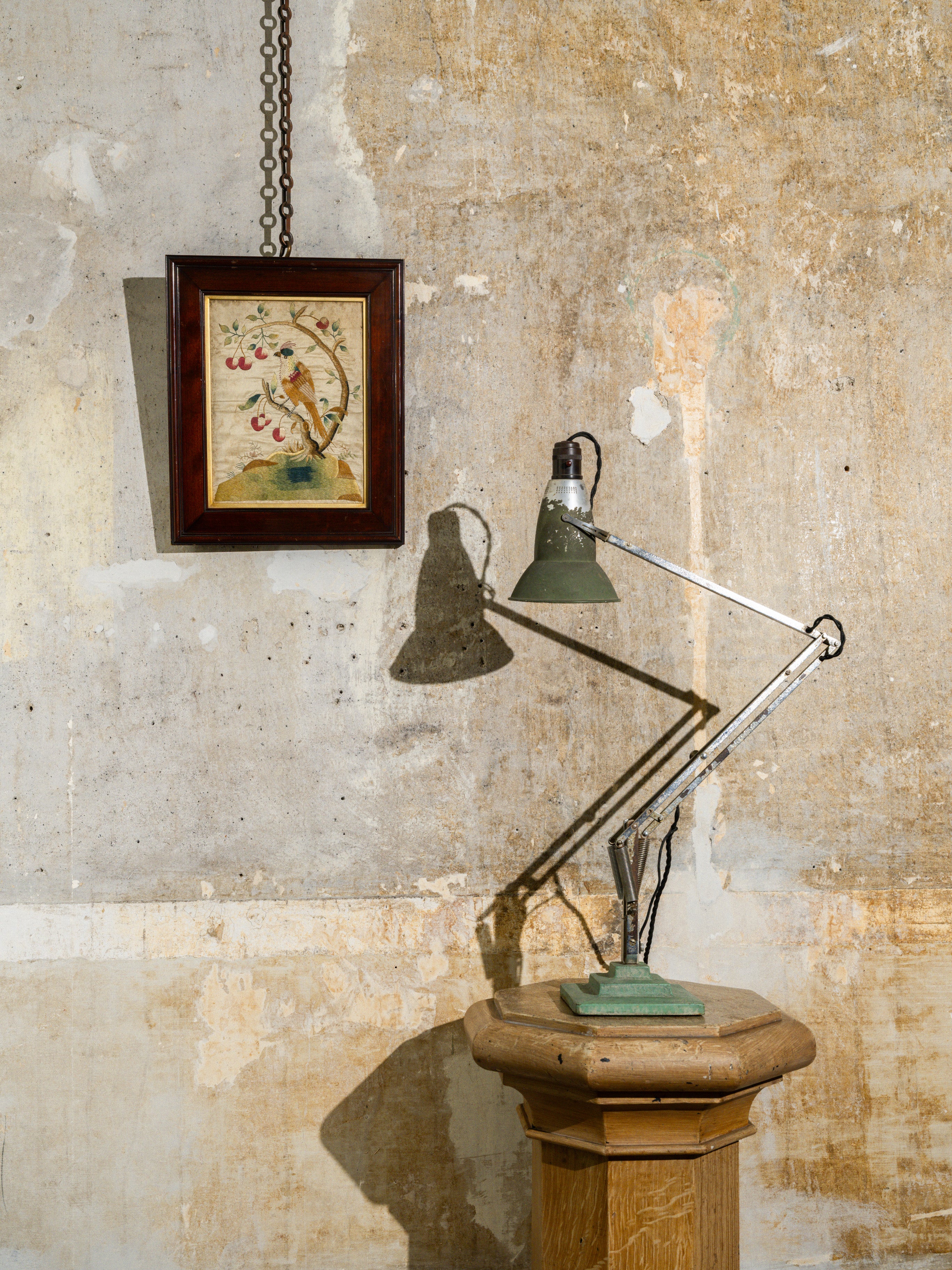 An 18th Century Framed Exotic Bird Silkwork - Image 5