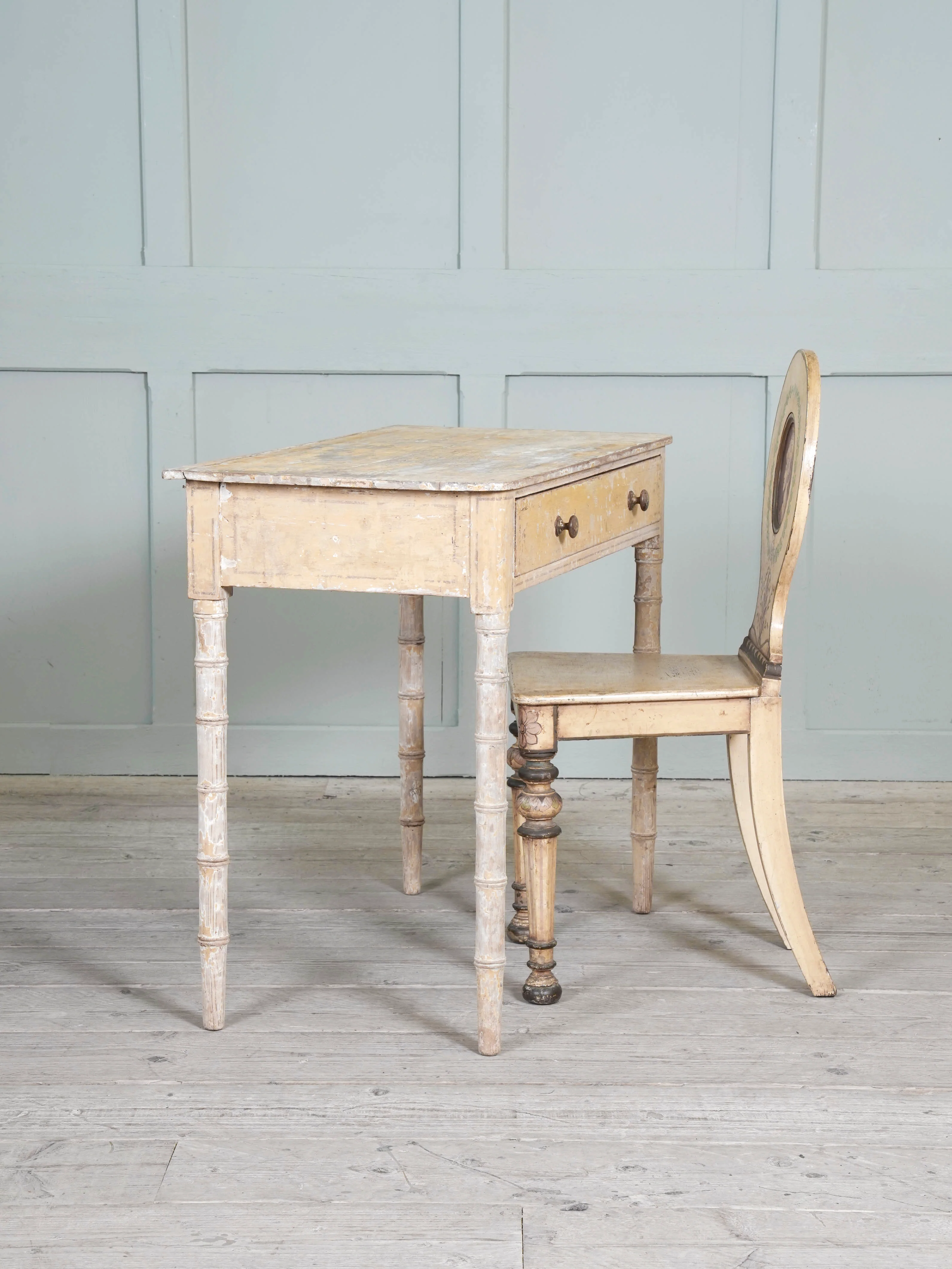 A Regency Painted Writing Table - Image 4