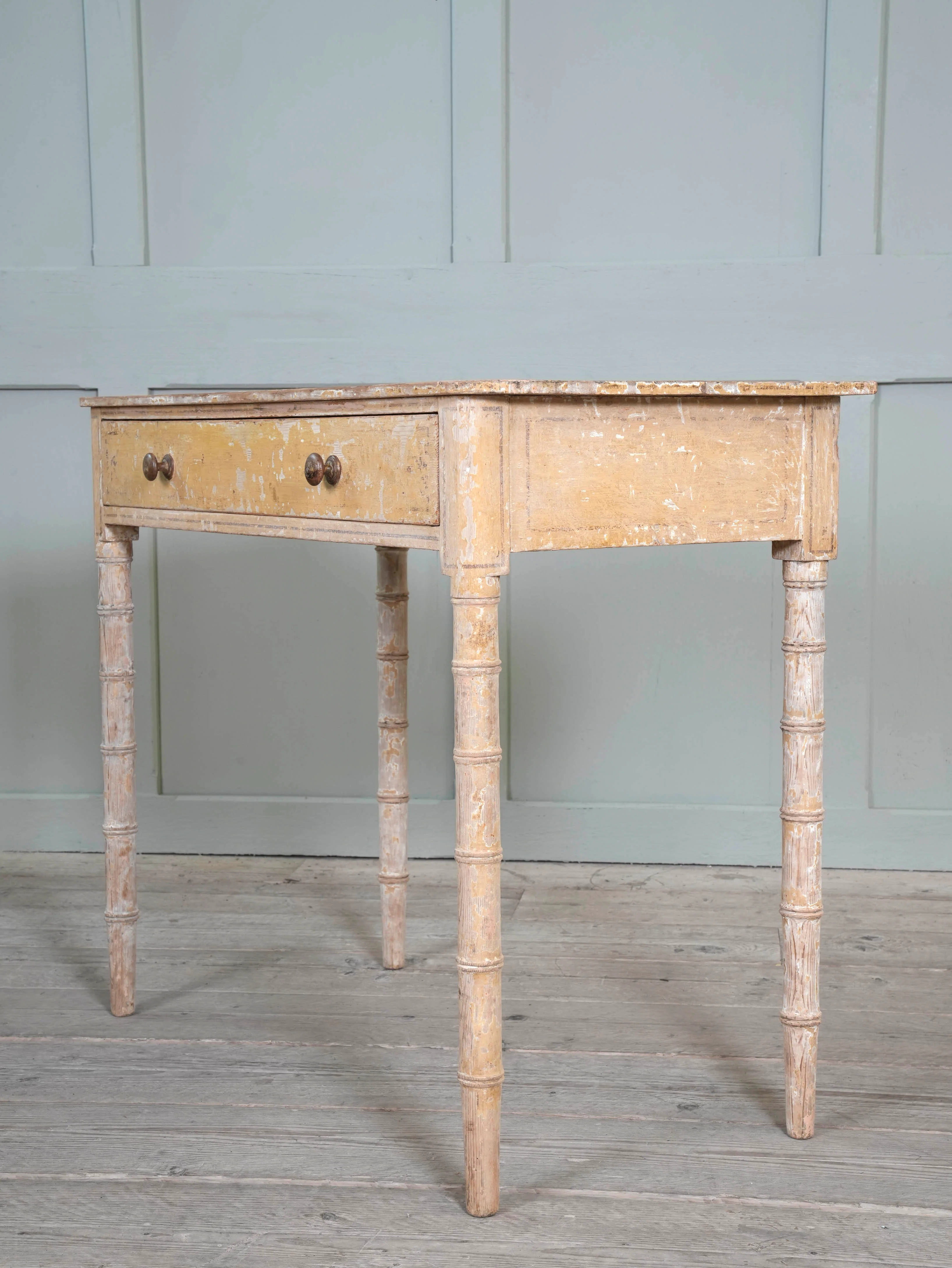 A Regency Painted Writing Table - Image 9