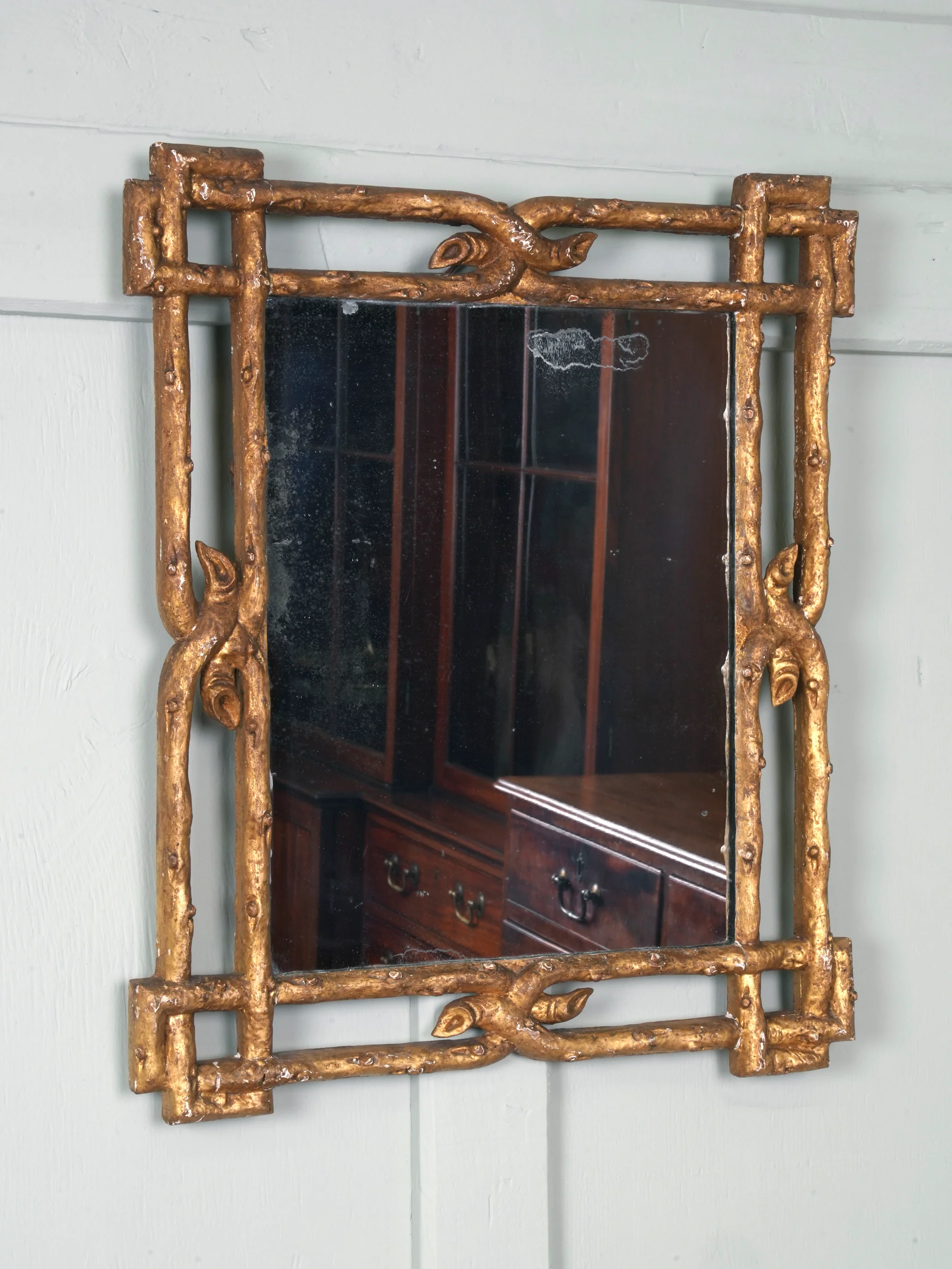 A 19th Century Giltwood & Gesso Mirror - Image 4