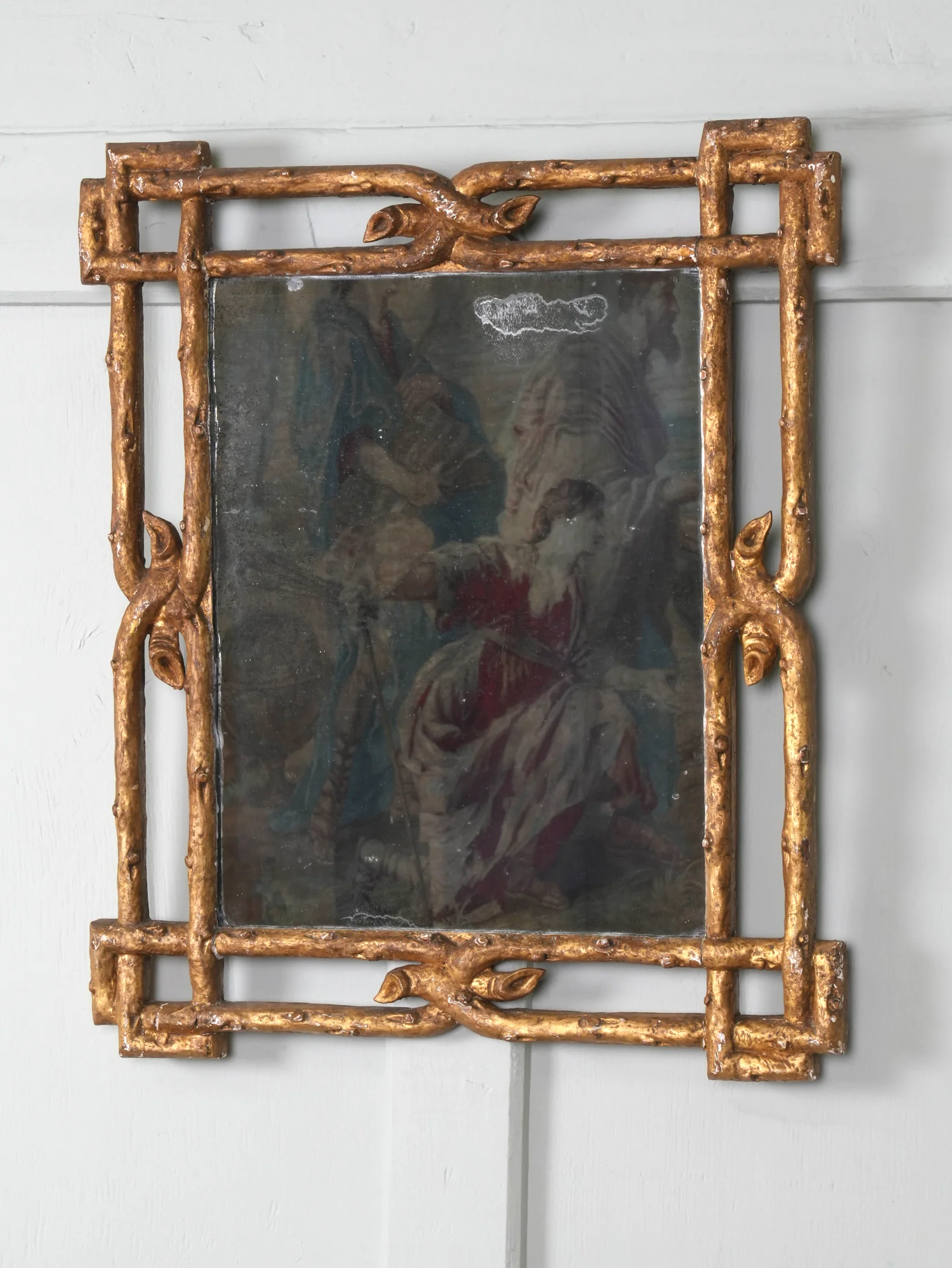 A 19th Century Giltwood & Gesso Mirror - Image 5