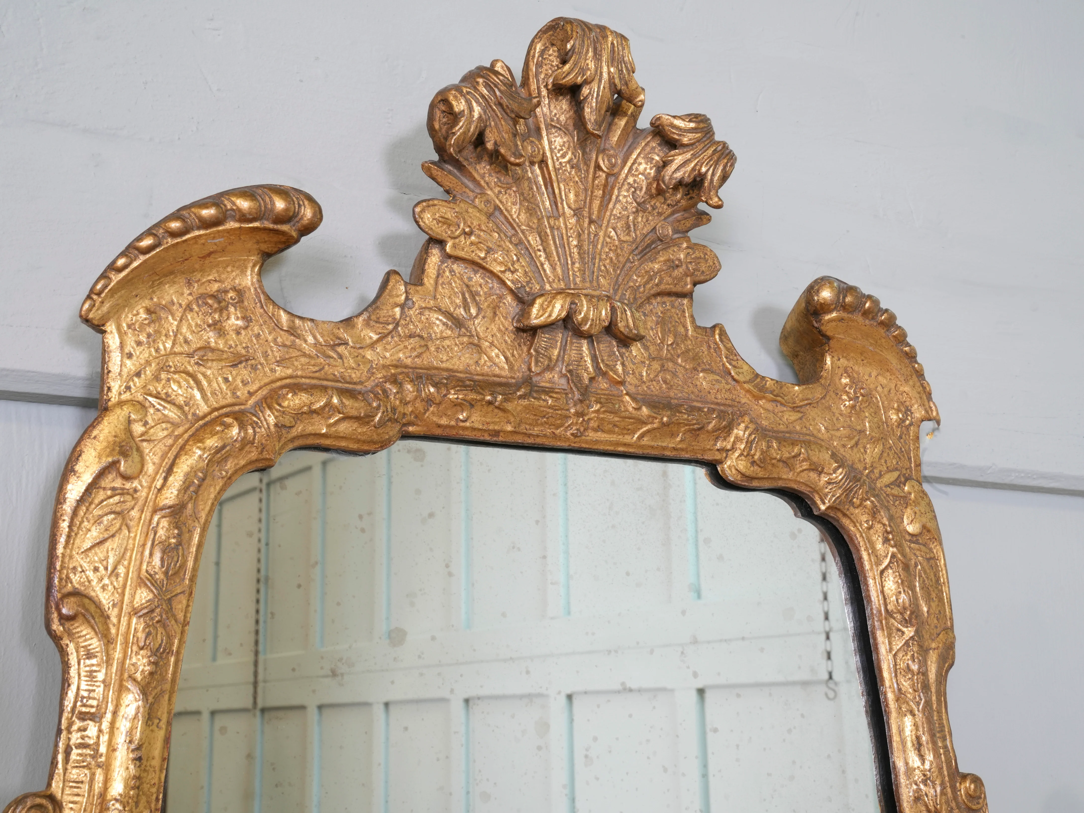 A George III Gilt Wood & Gesso Mirror - Image 6
