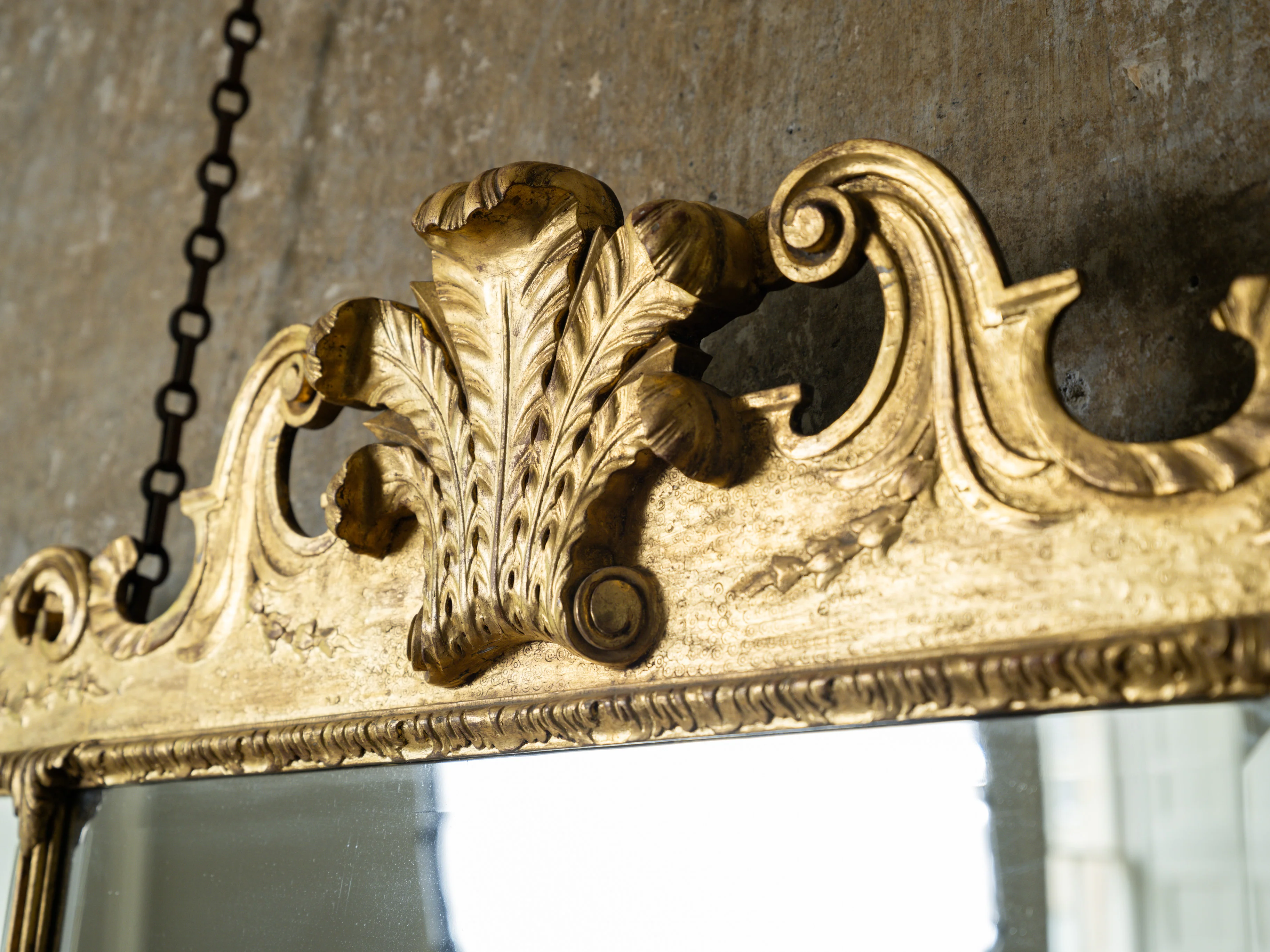 A George I Triptych Overmantel Mirror - Image 3