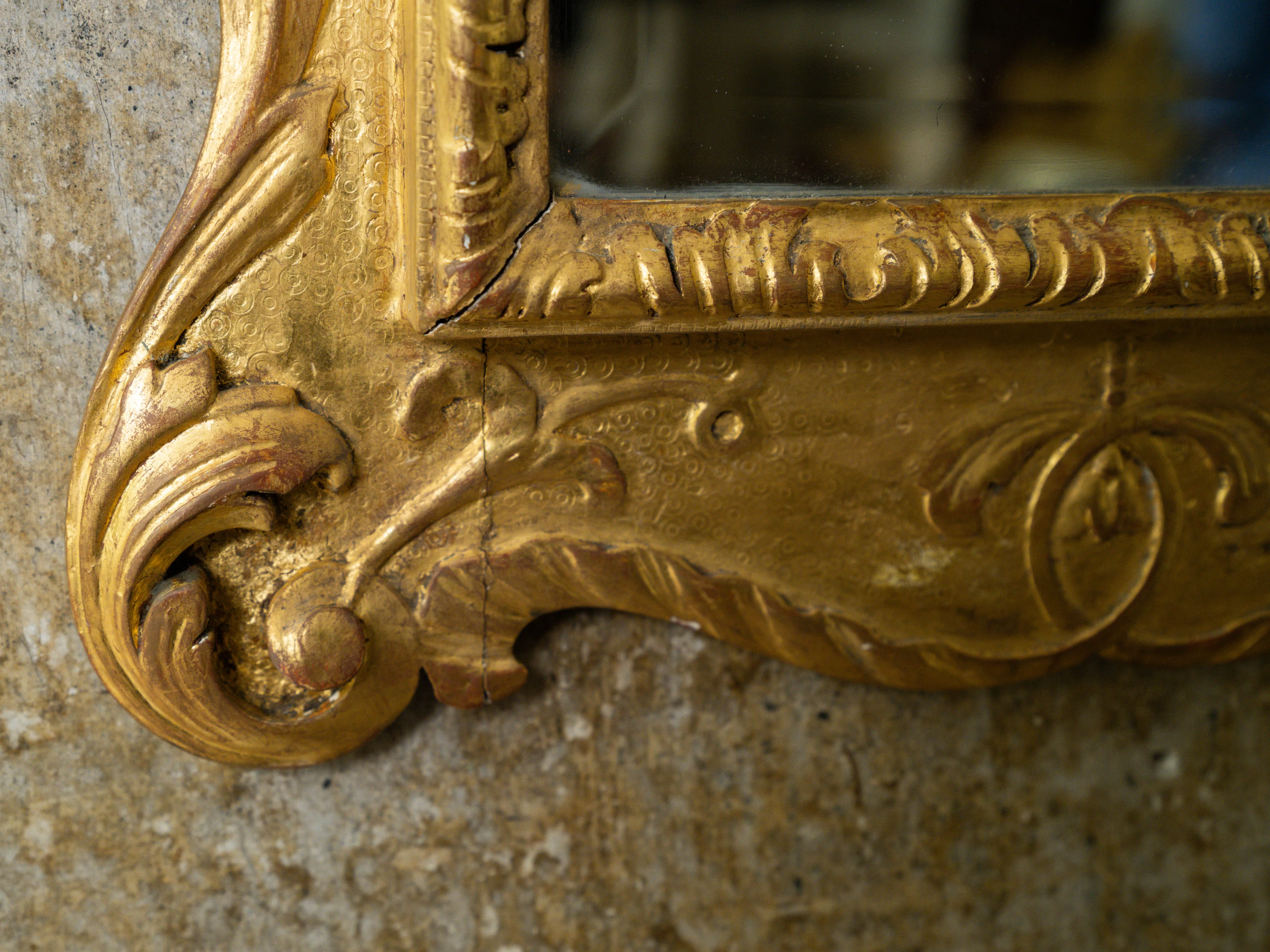 A George I Triptych Overmantel Mirror - Image 4