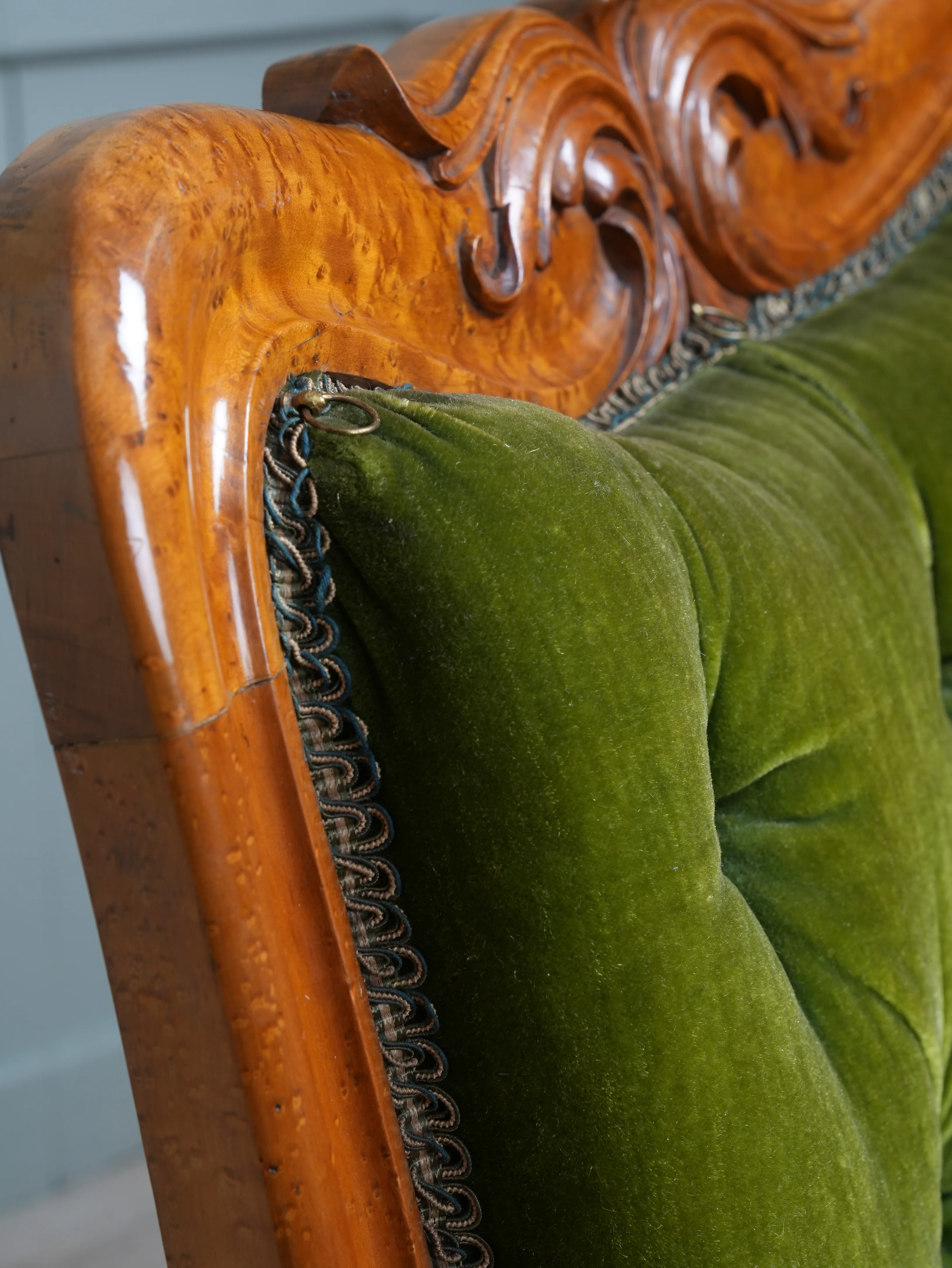 A William IV Birds Eye Maple Armchair - Image 16