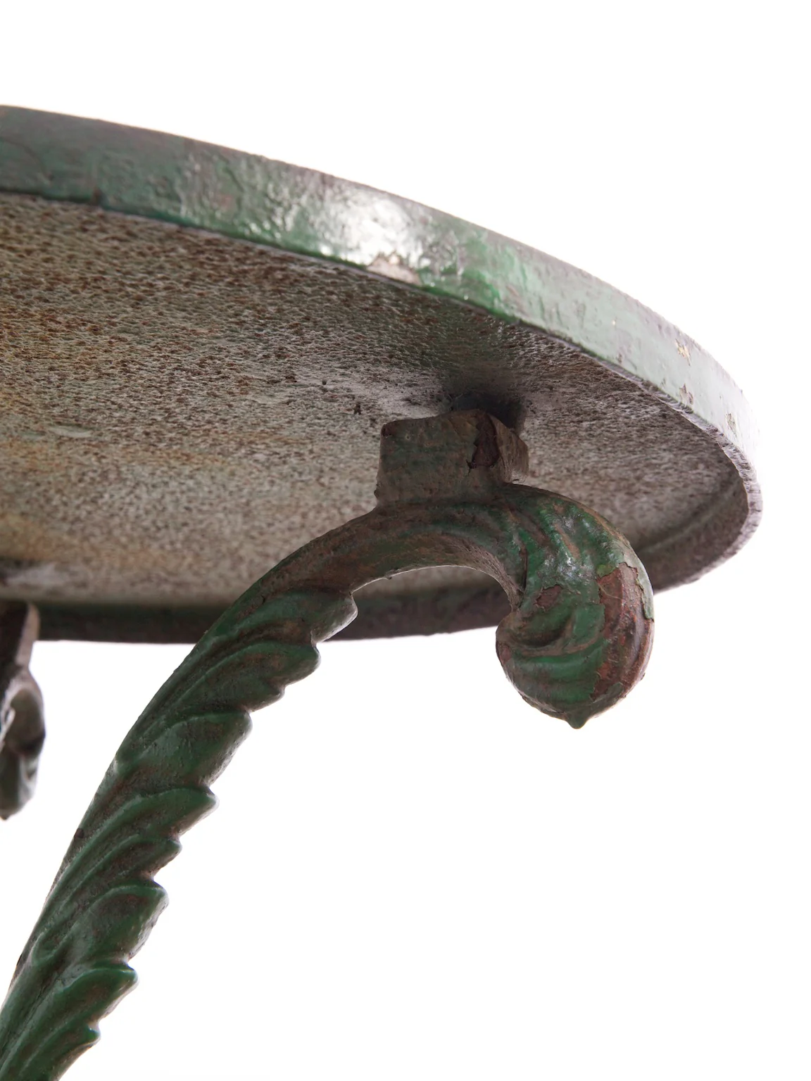 Green Cast Iron Table - Image 4