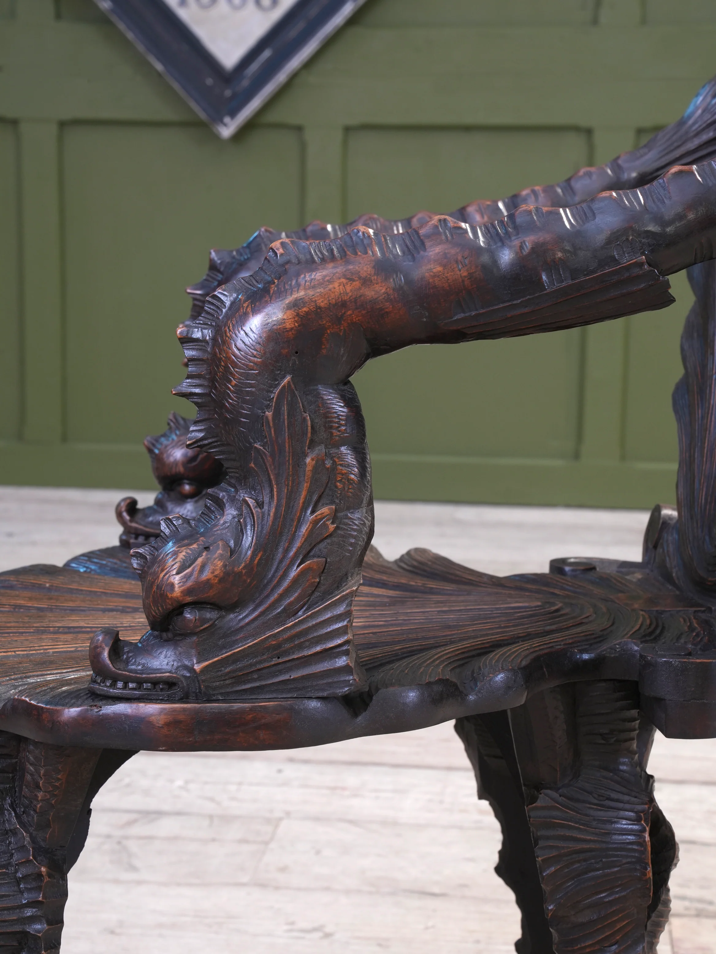 A 19th Century Walnut Grotto Chair - Image 13
