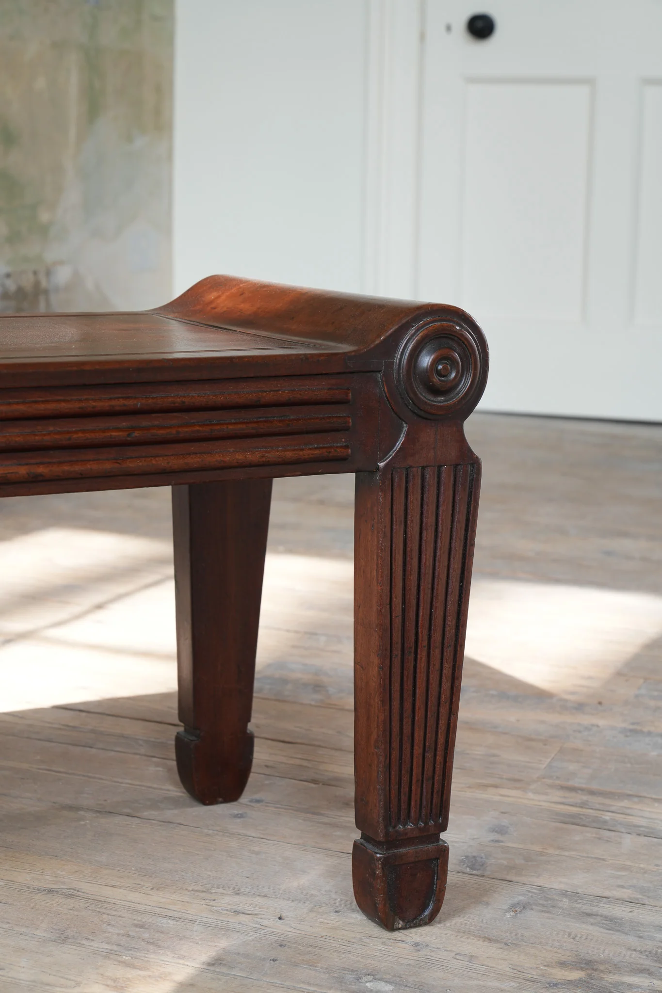 A Regency Hall Bench in the manner of Marsh & Tatham - Image 8