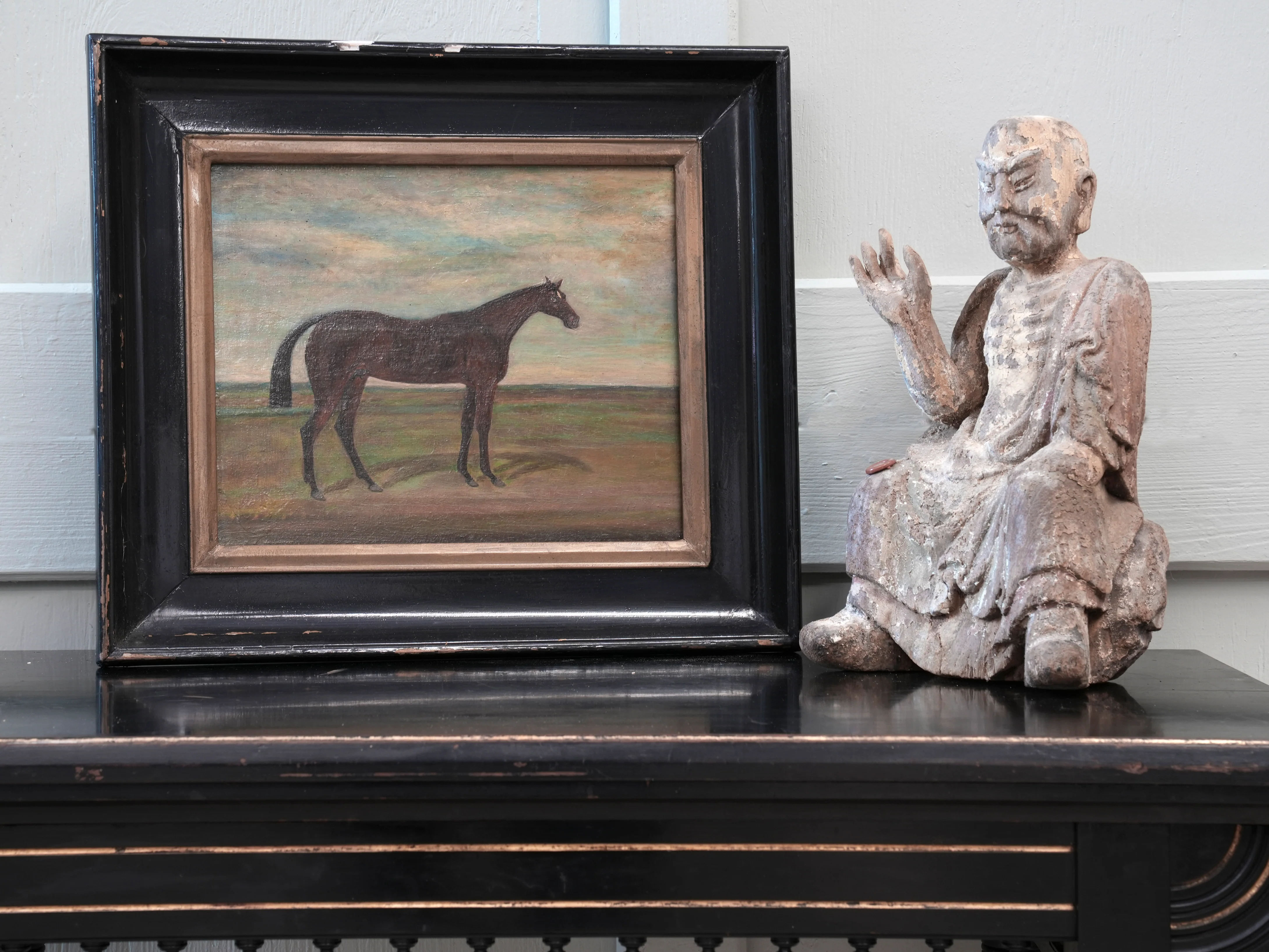 An 18th century Oil of a Bay Mare - Image 2