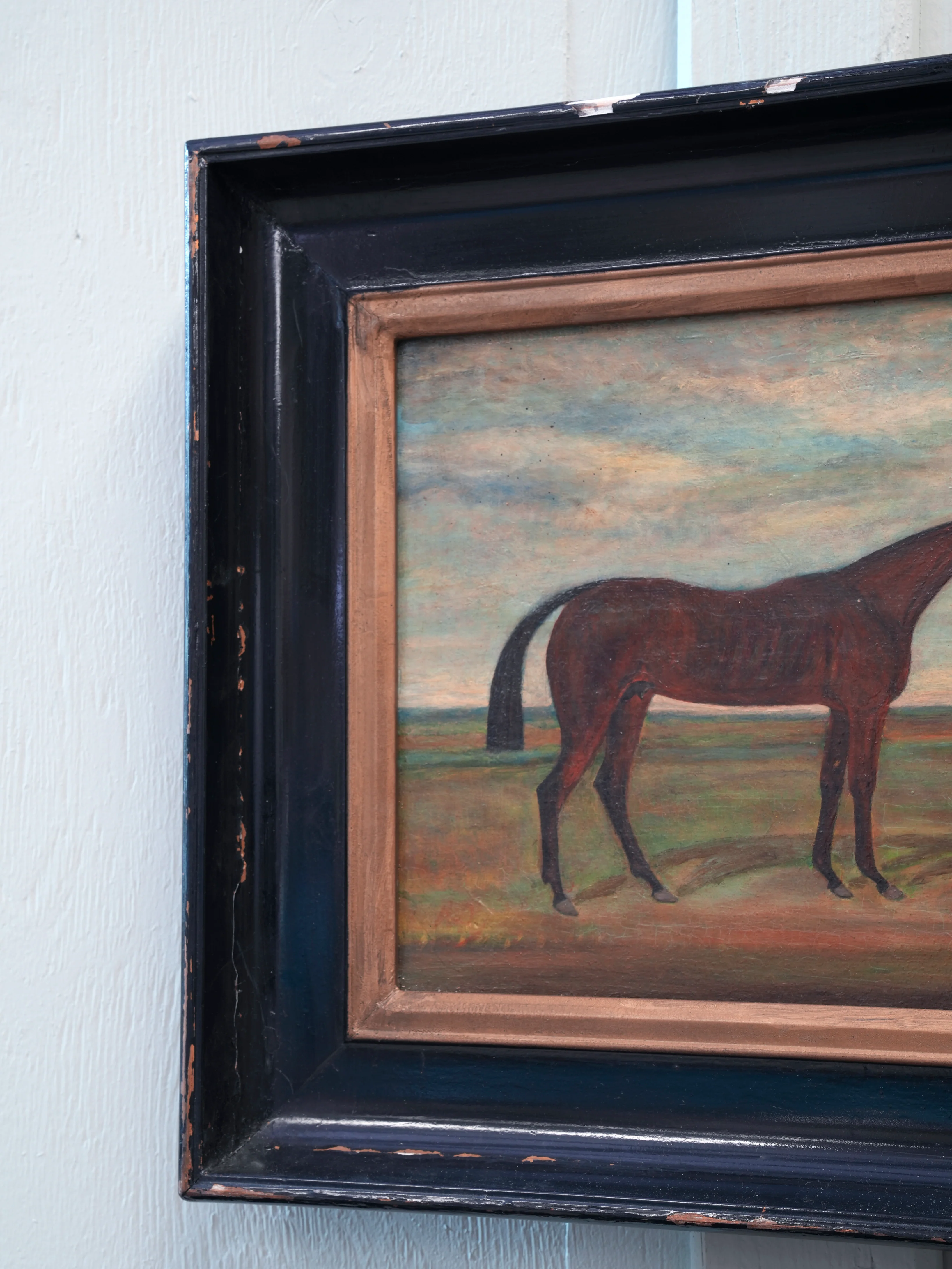 An 18th century Oil of a Bay Mare - Image 6