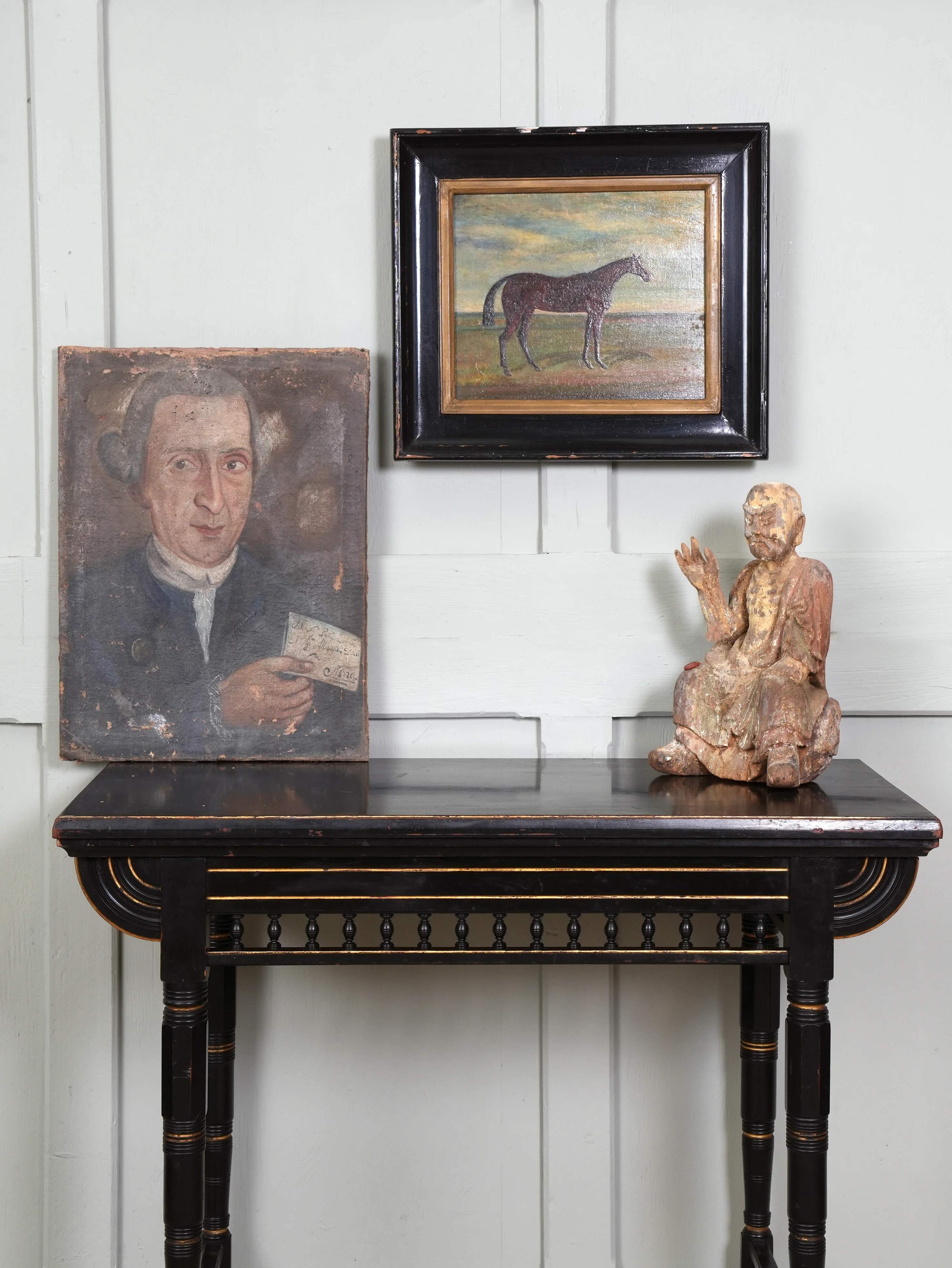 An 18th century Oil of a Bay Mare - Image 8