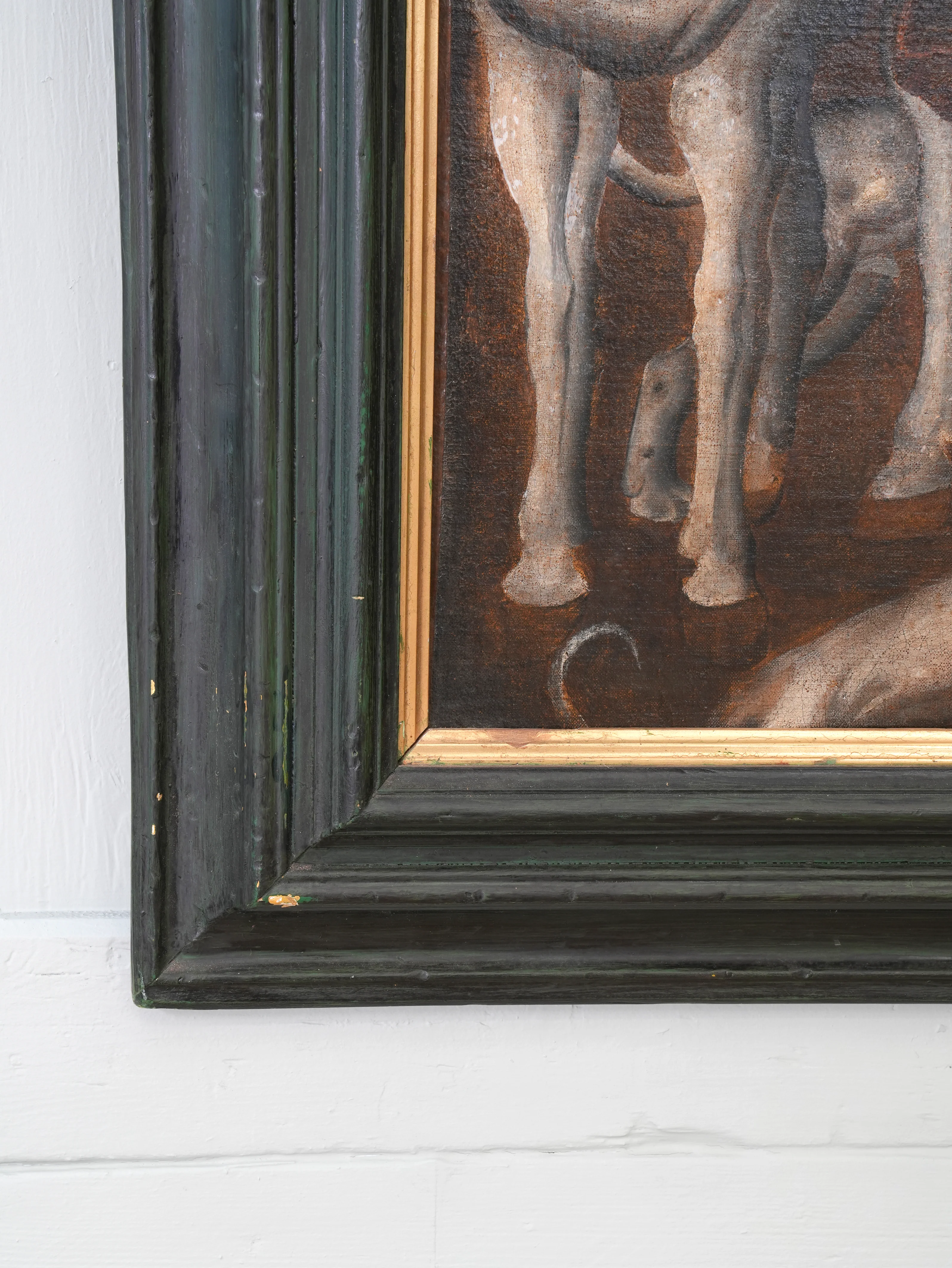 An 18th Century Painting of a Hunting Scene - Image 11