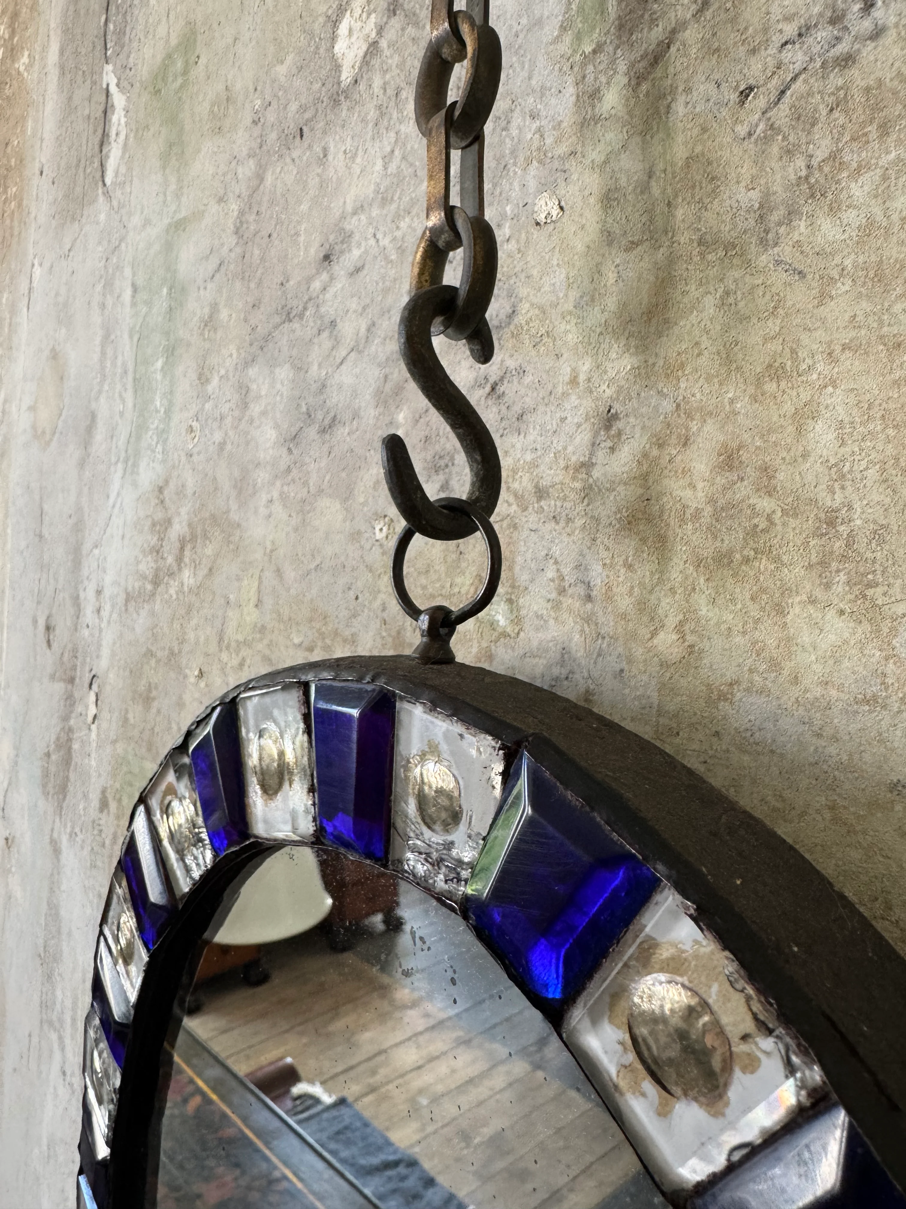 A 19th Century Irish All Glass Mirror - Image 2