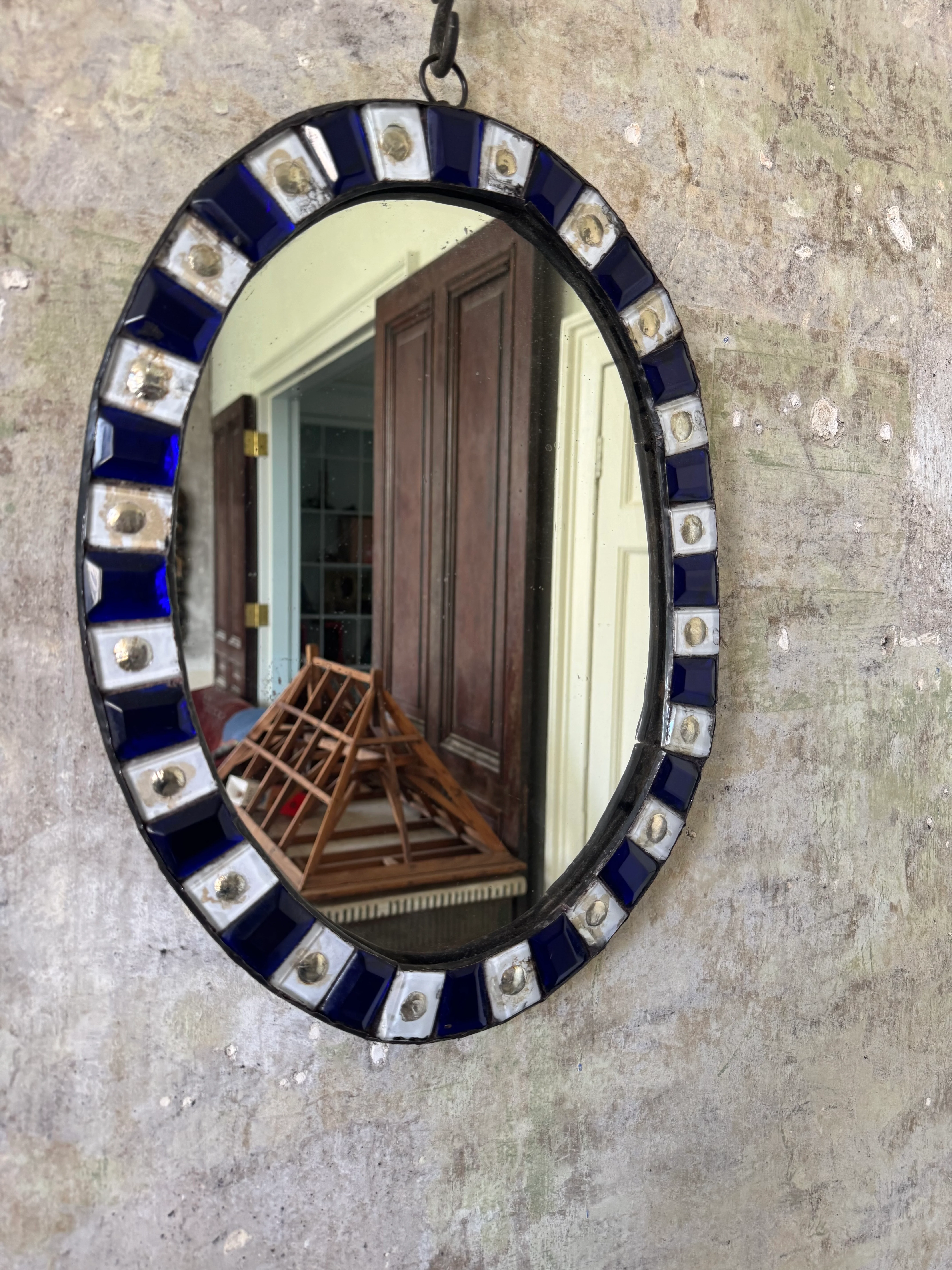 A 19th Century Irish All Glass Mirror - Image 4