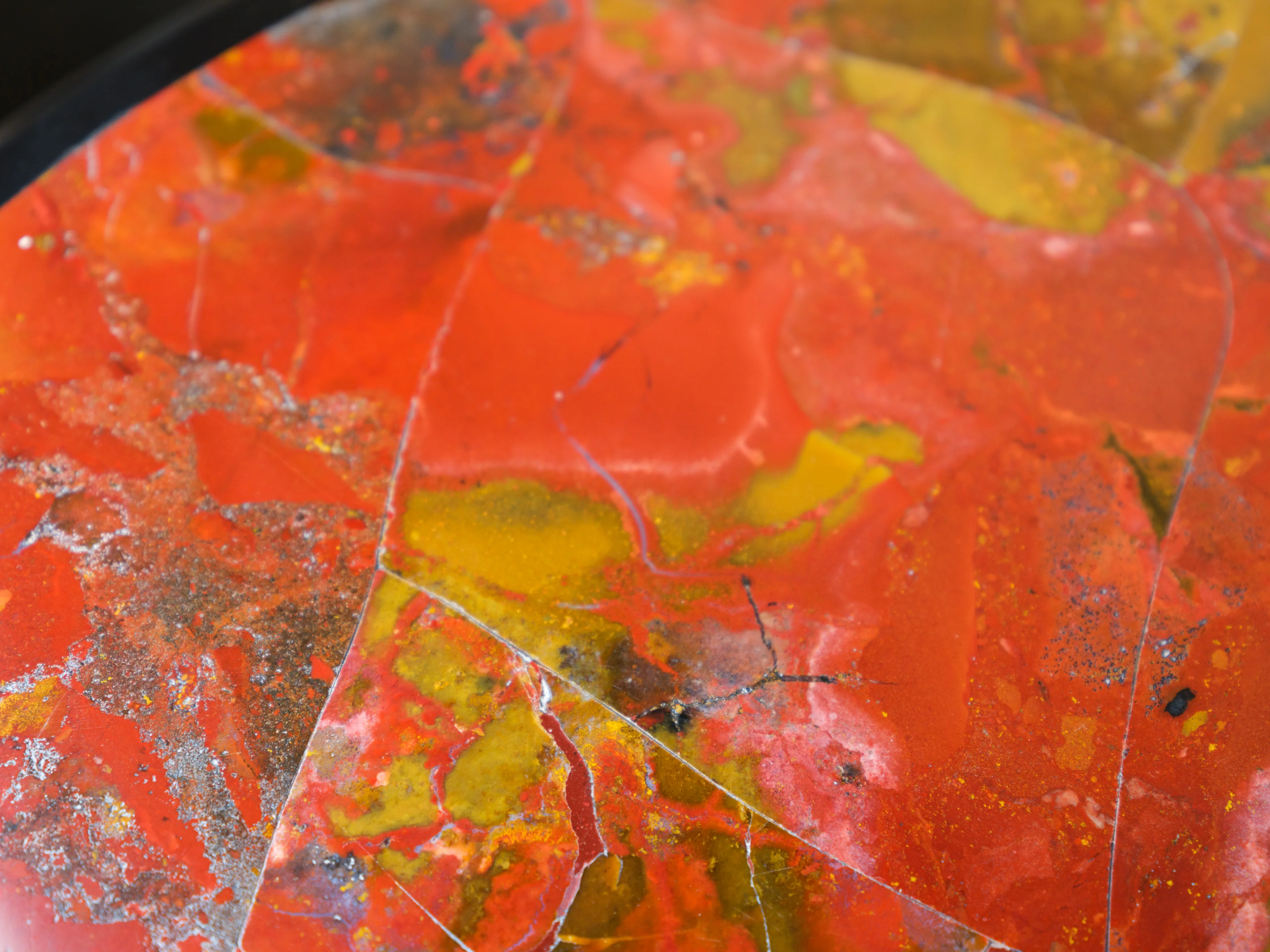 A Jasper & Ashford Marble Table by Woodruff - Image 9