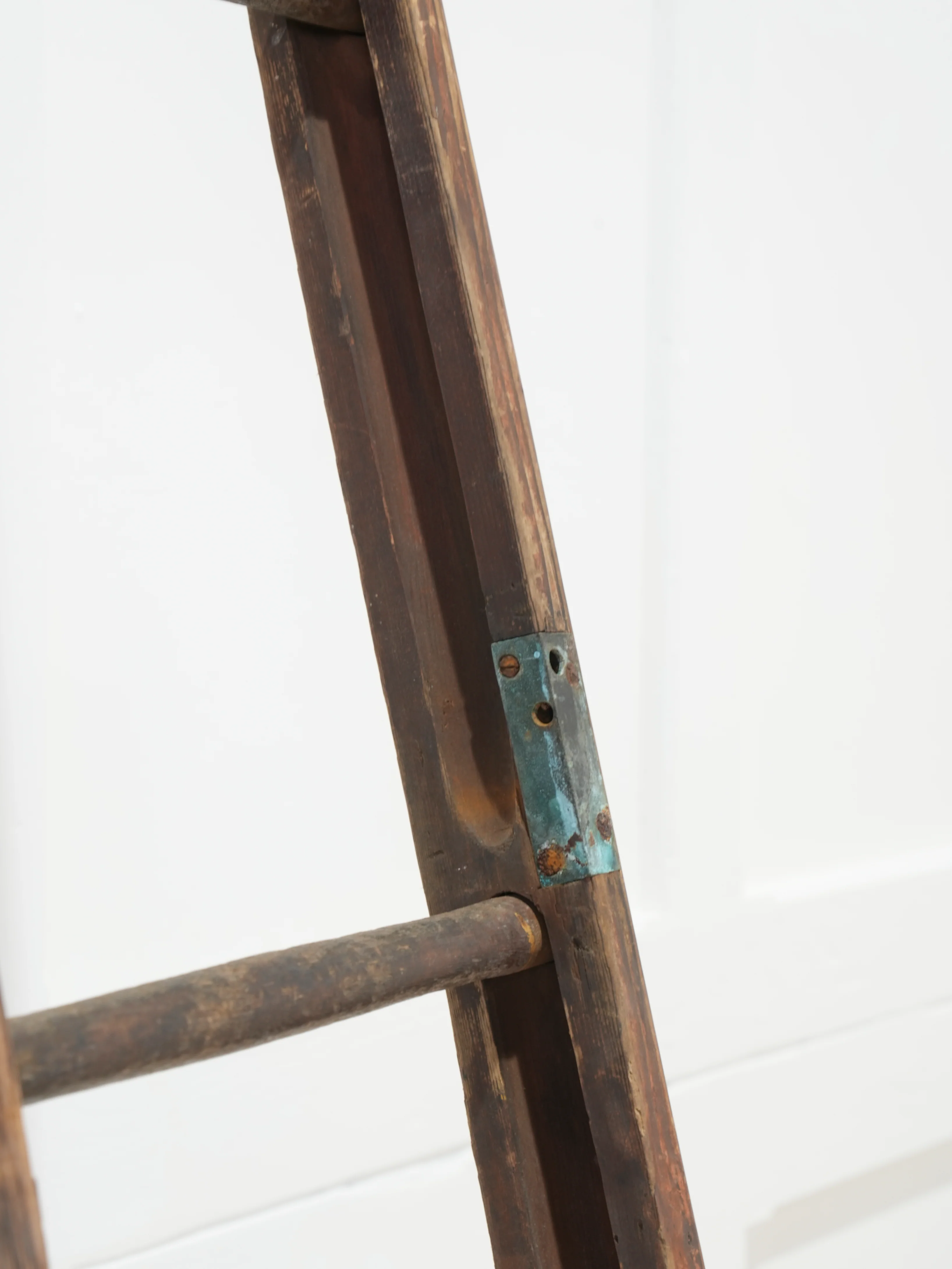 A 19th Century Folding Pole Ladder - Image 7