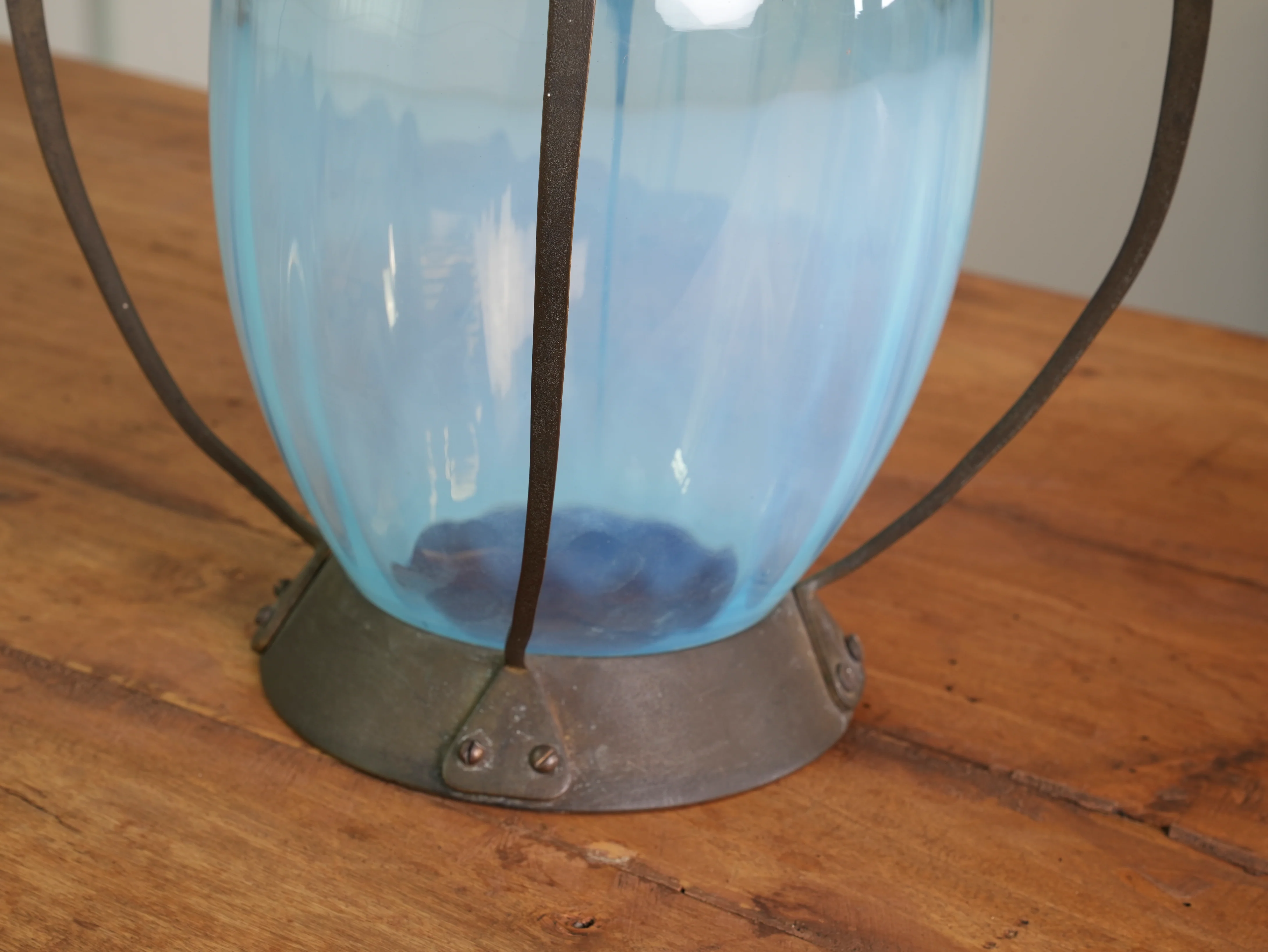 A Brass Arts & Crafts Hall Lantern - Image 10