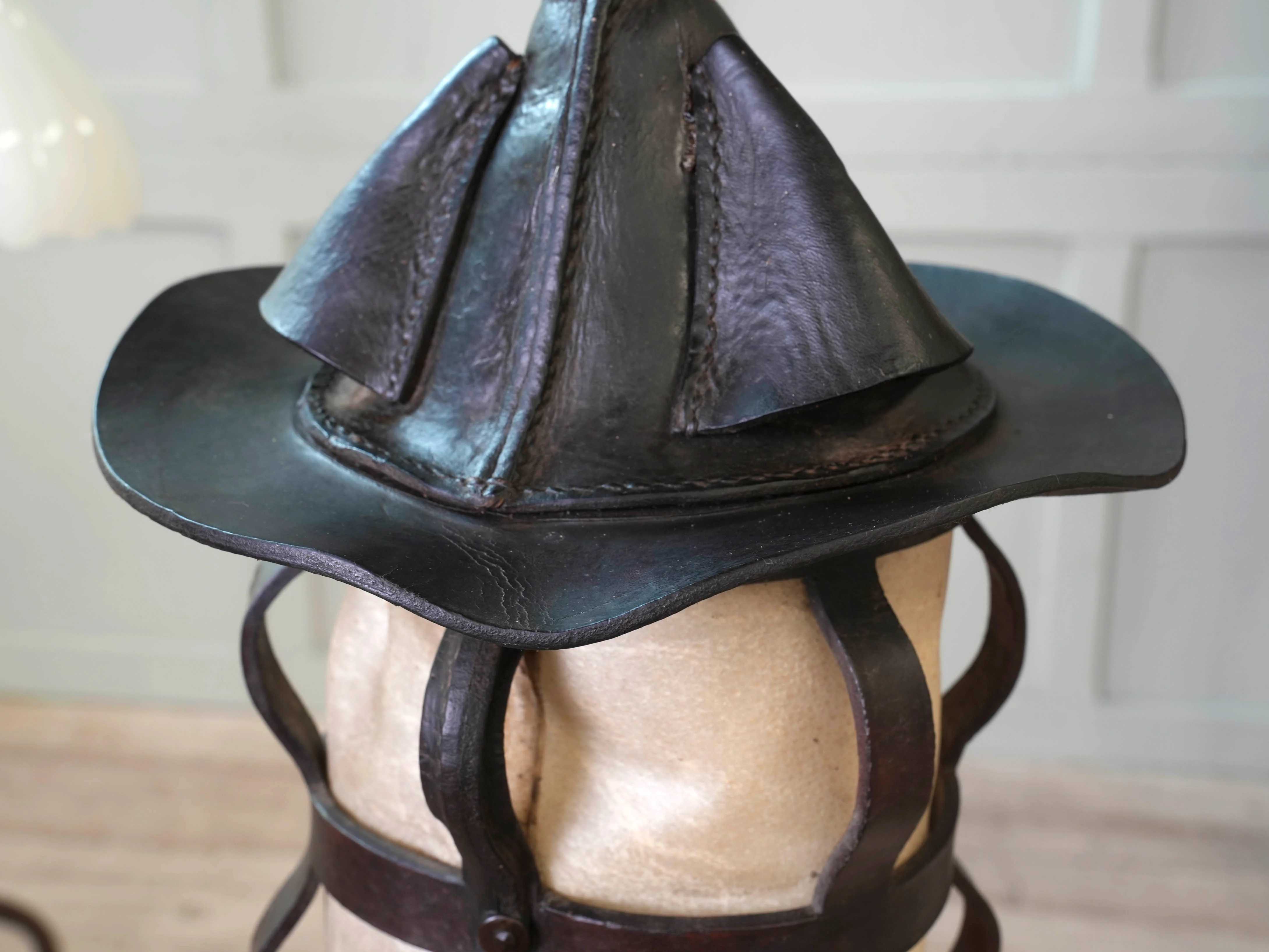 A Leather & Velum Lantern - Image 10