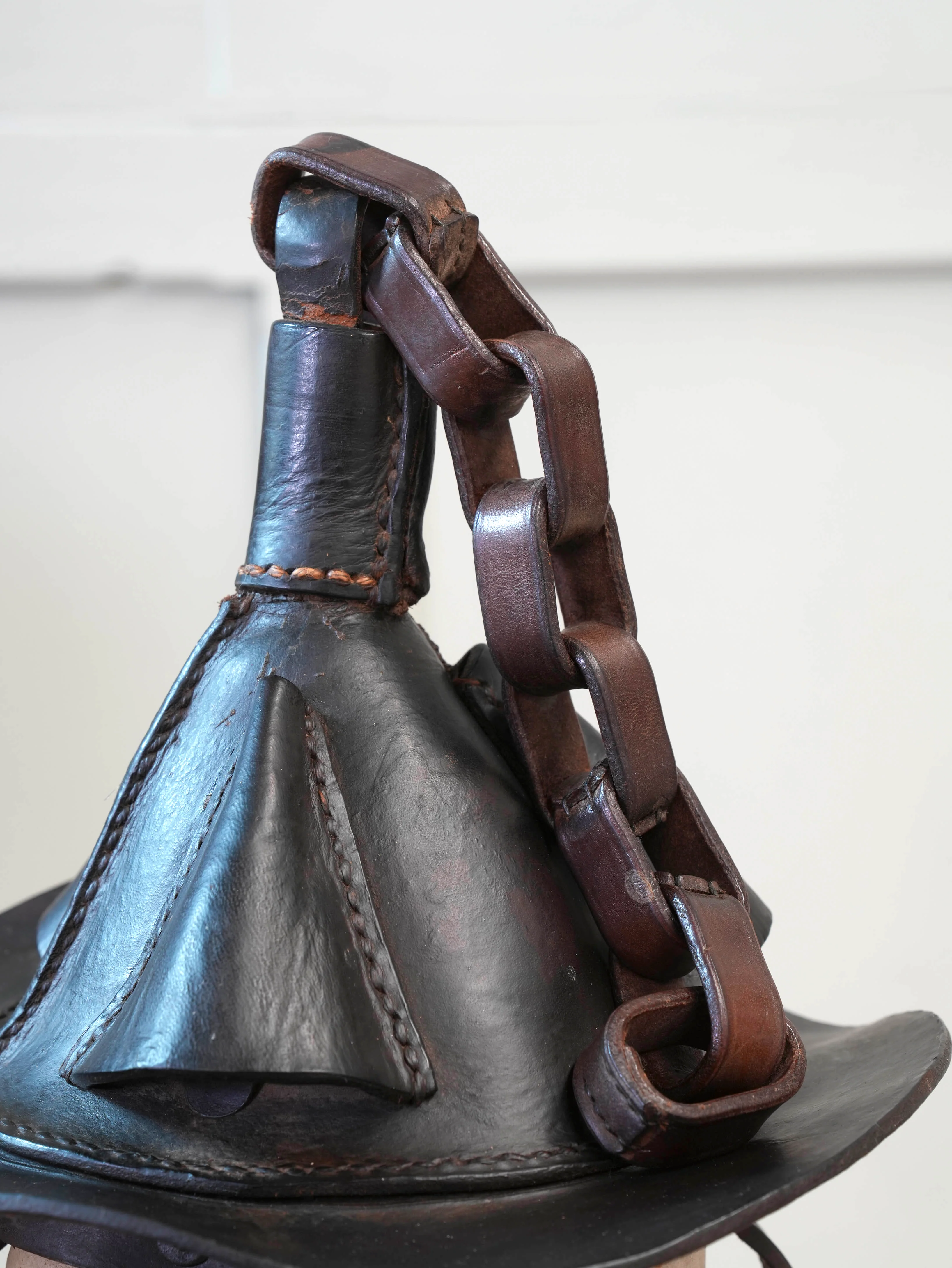 A Leather & Velum Lantern - Image 13