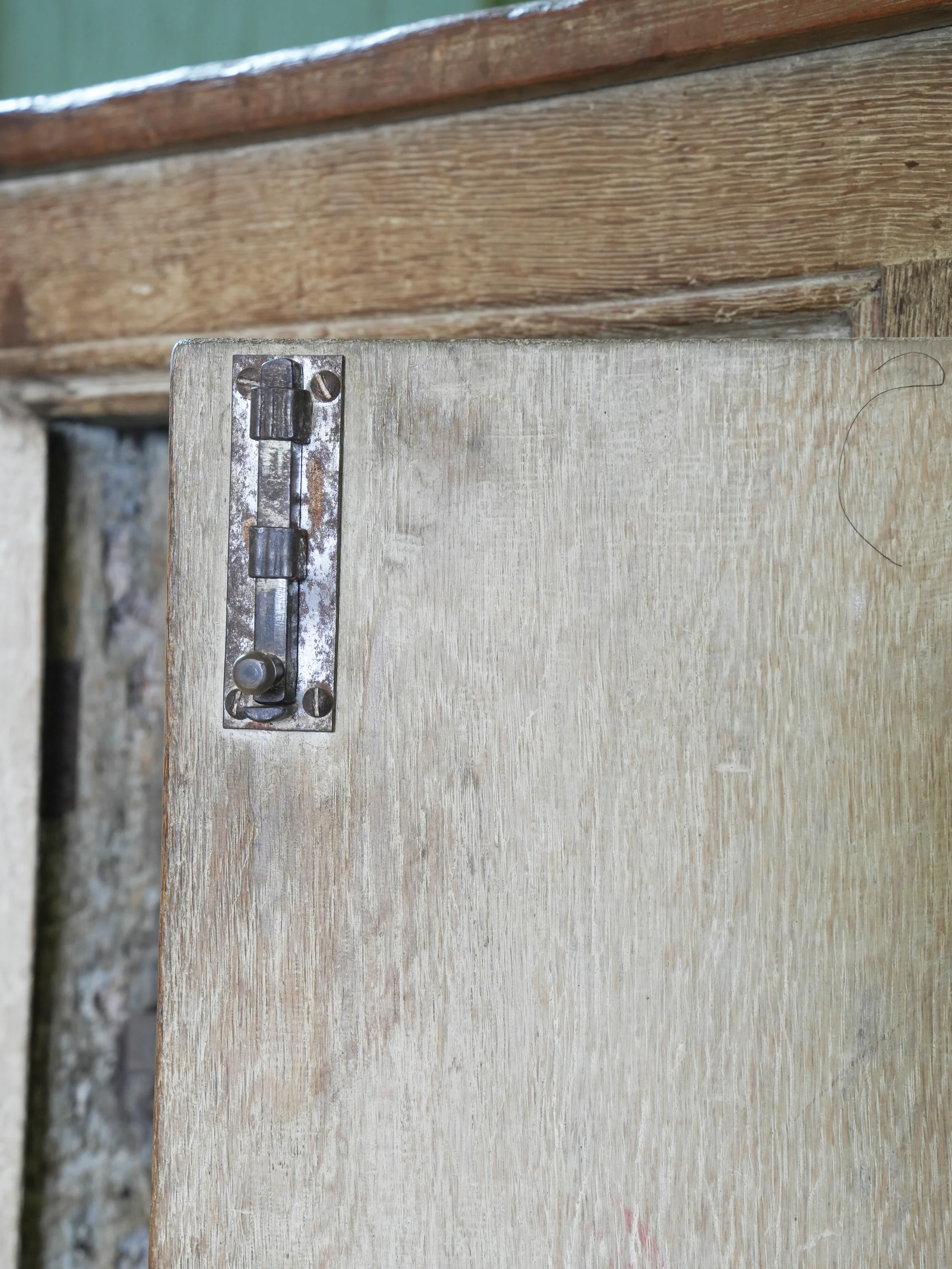 A 19th Century Limed Oak Cupboard or Server - Image 9