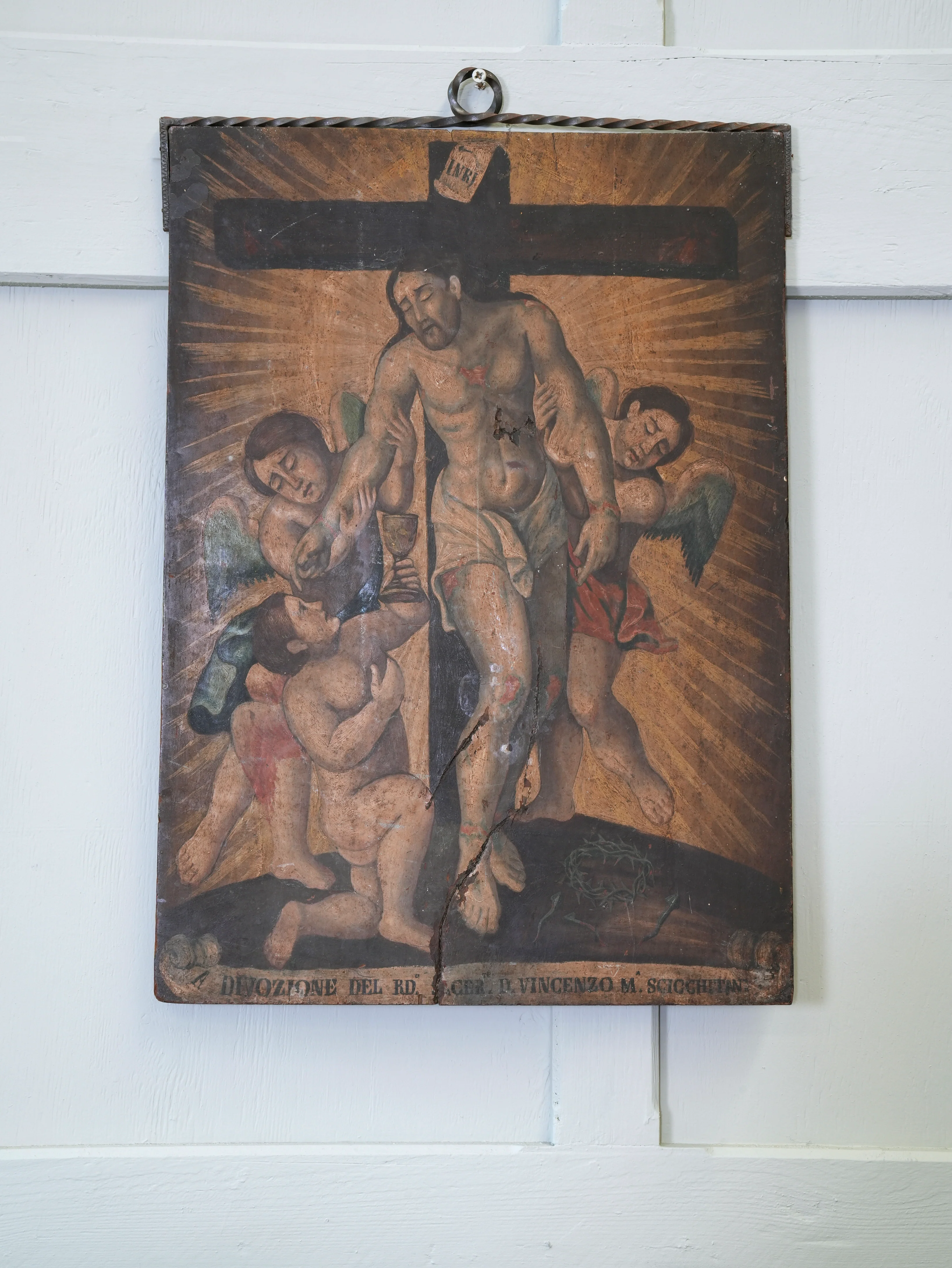 A 17th Century Italian Madonna & Child on Board - Image 10