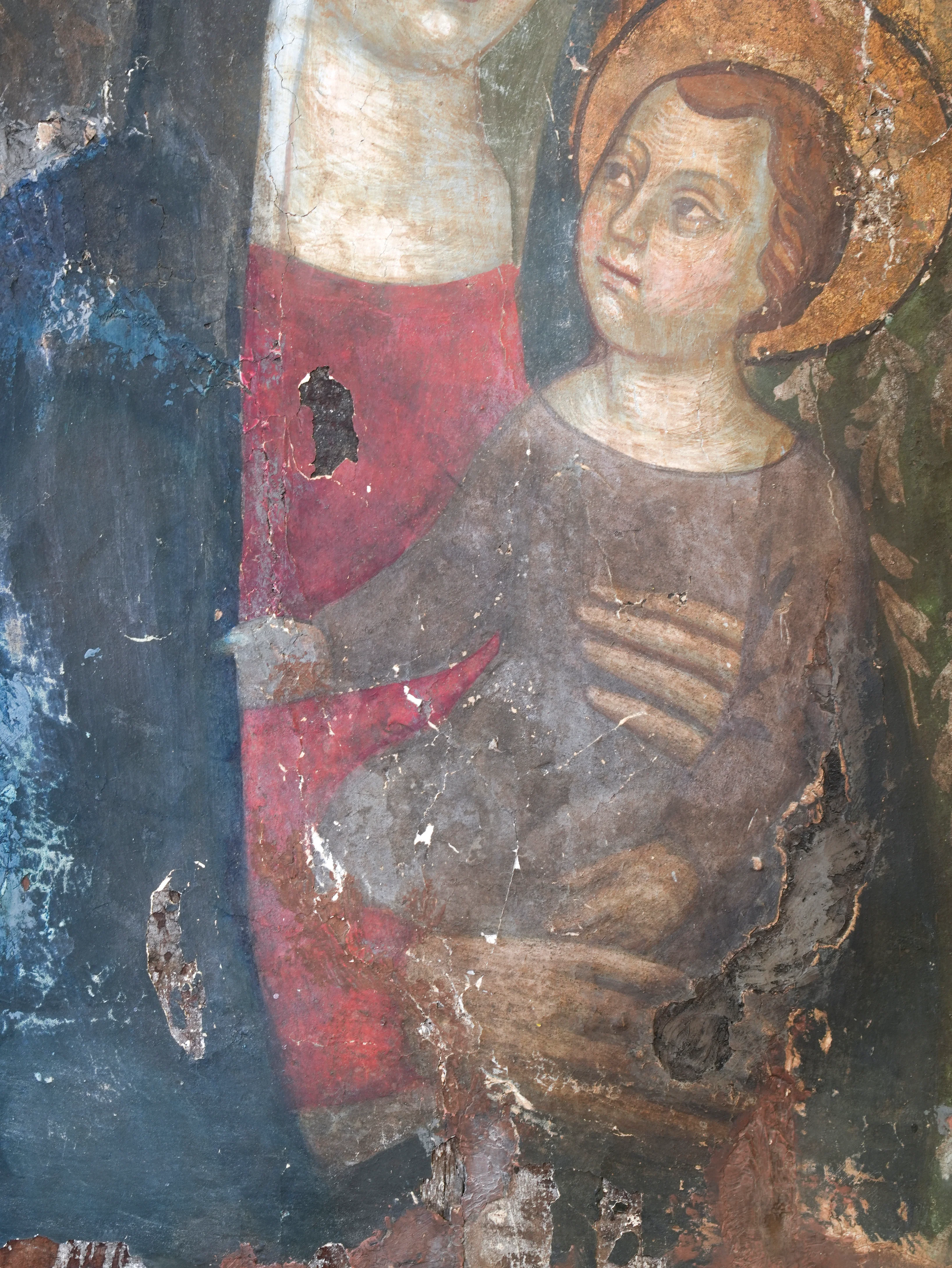 A 17th Century Italian Madonna & Child on Board - Image 6