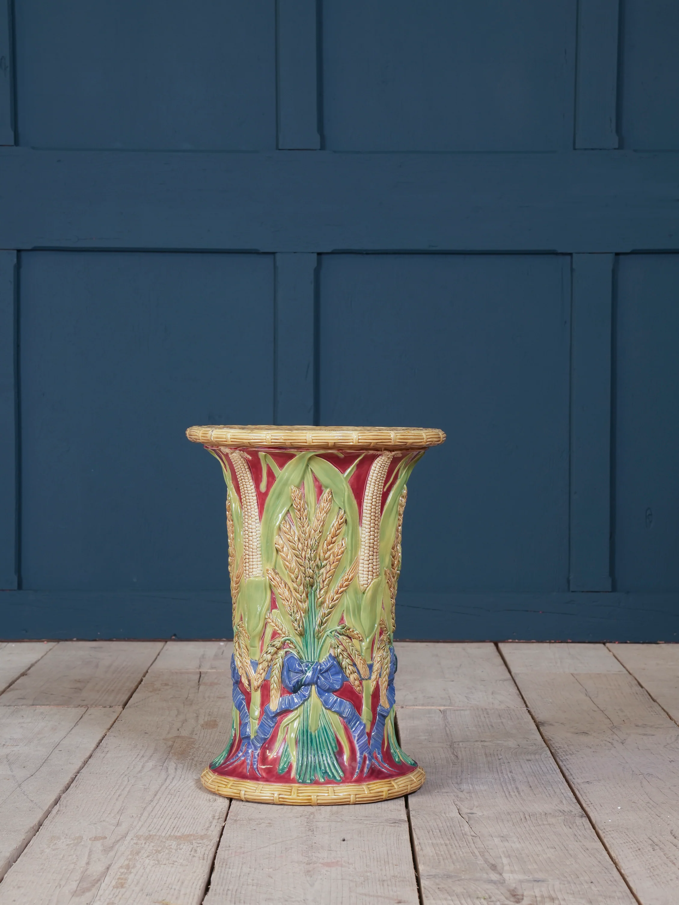 A Majolica Garden Stool by John Adams - Image 2