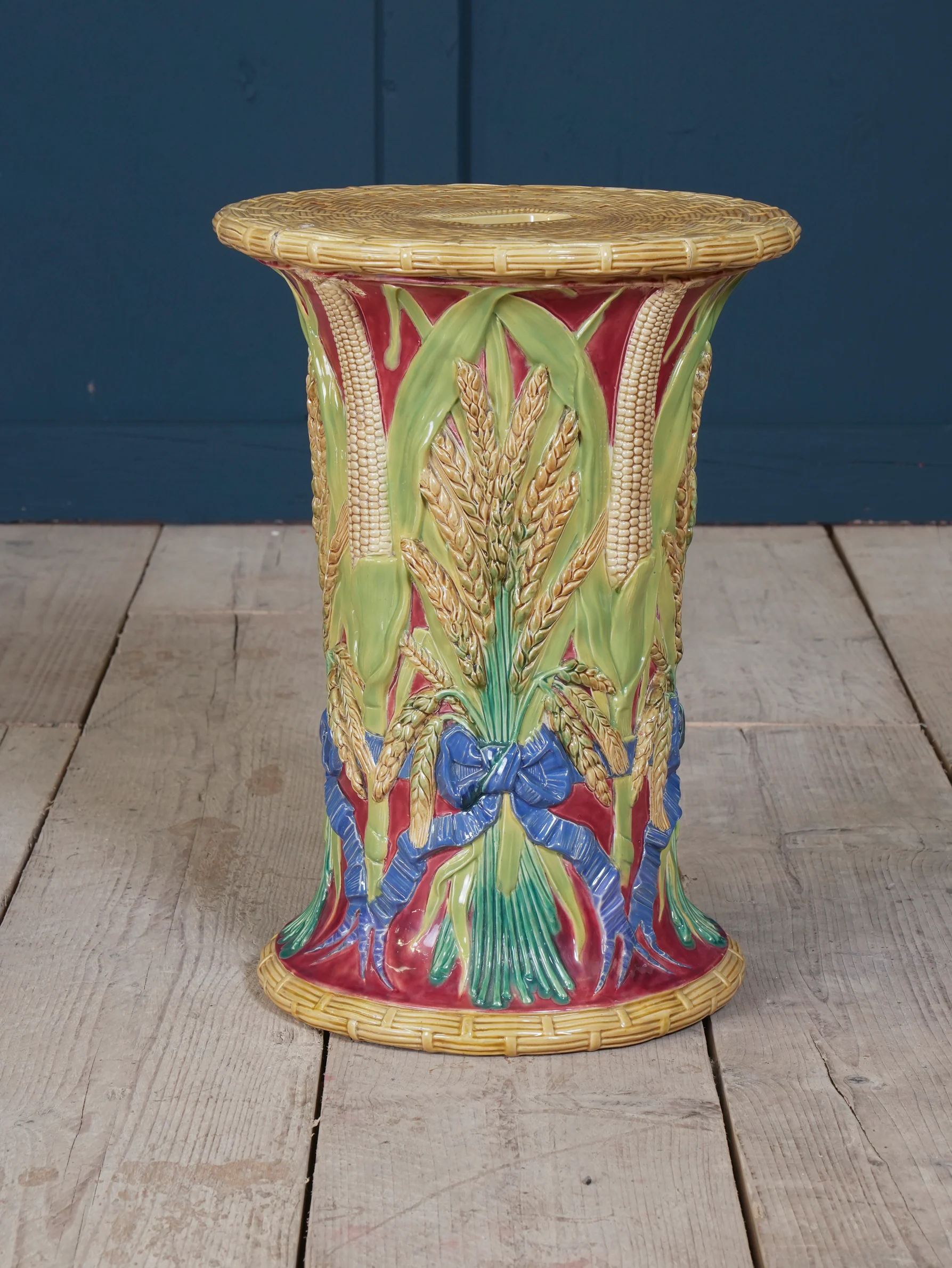 A Majolica Garden Stool by John Adams - Image 3
