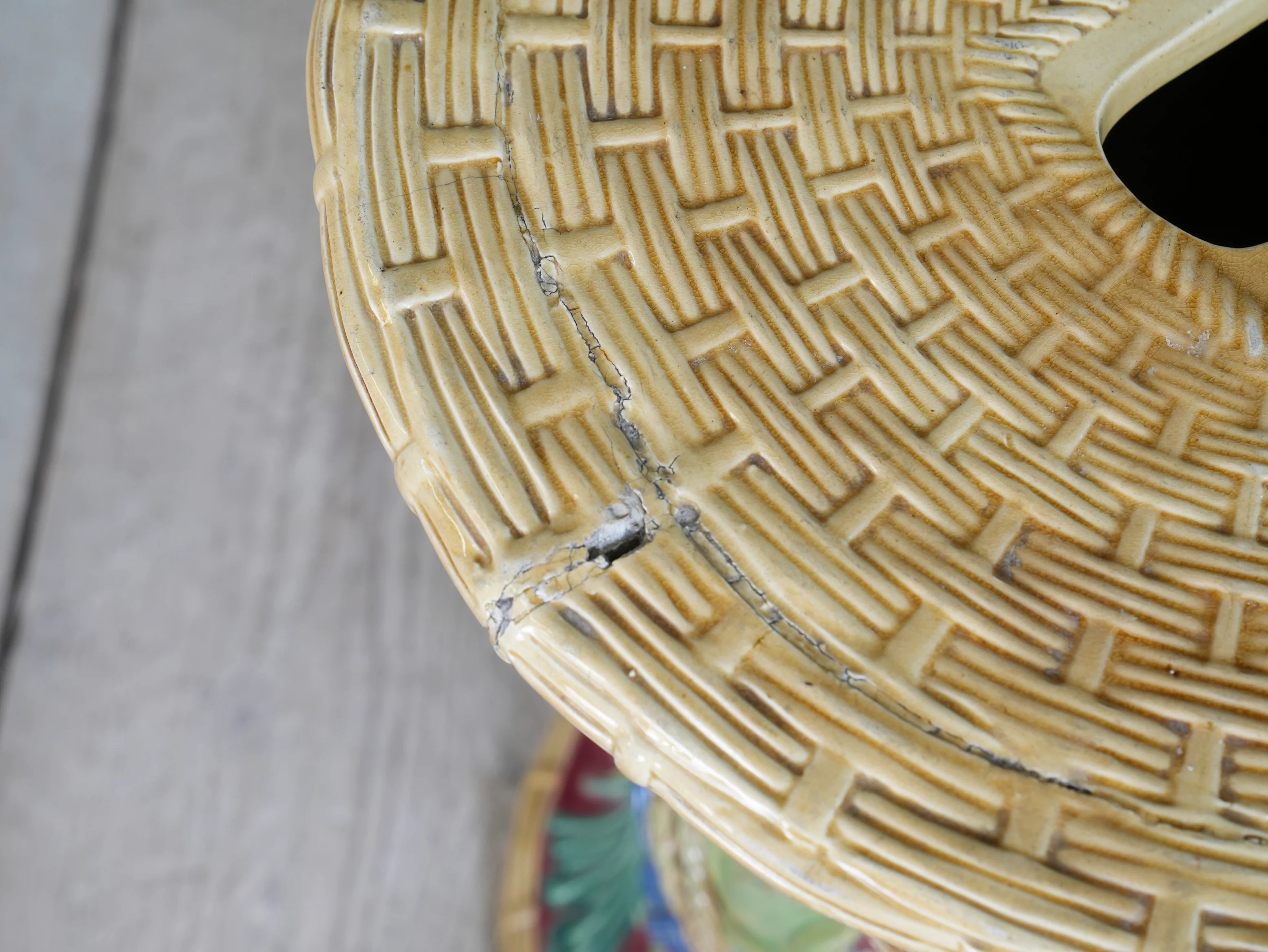 A Majolica Garden Stool by John Adams - Image 5