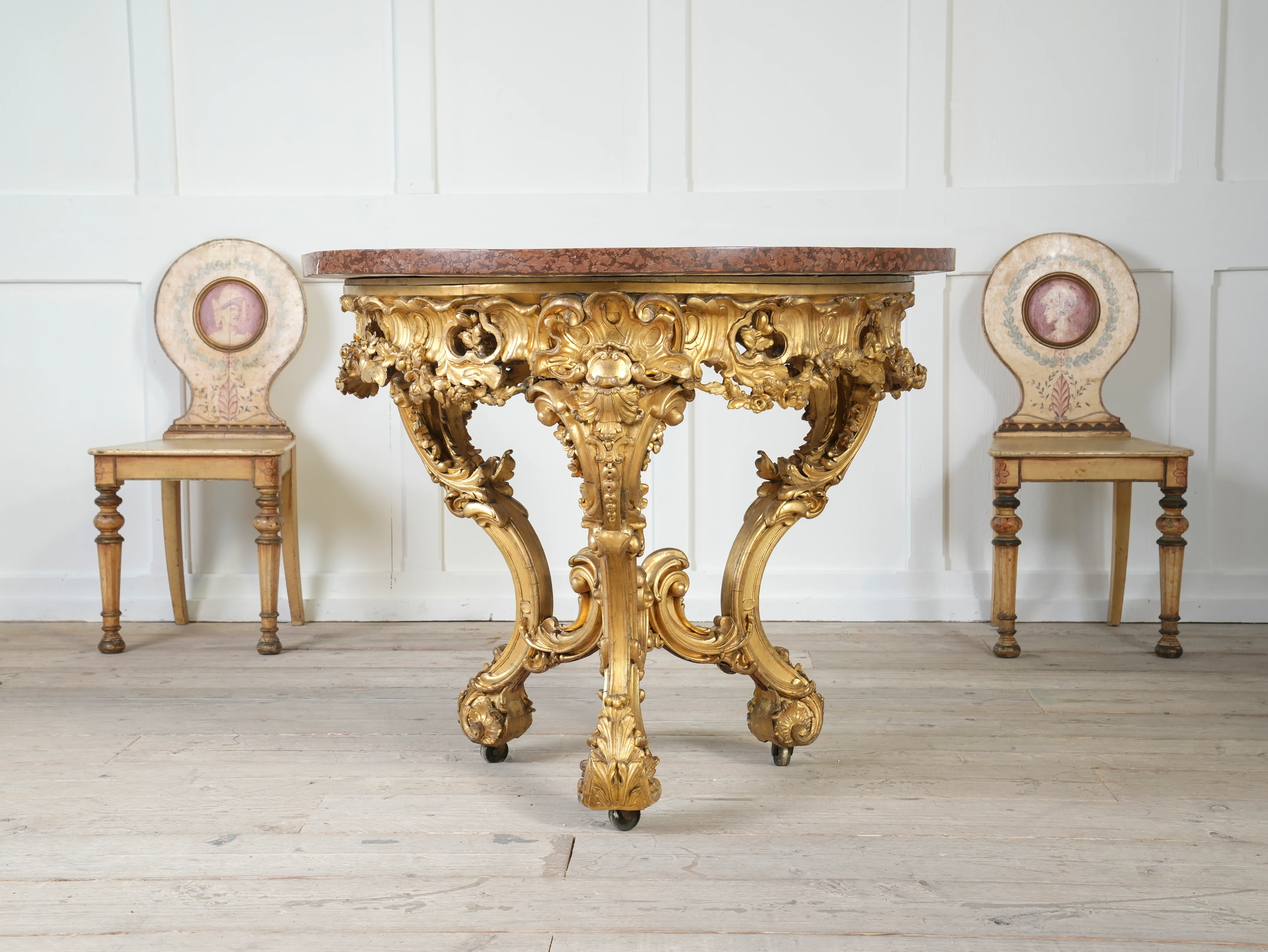 A Mid 19th Century Gilt Gesso Centre Table - Image 12