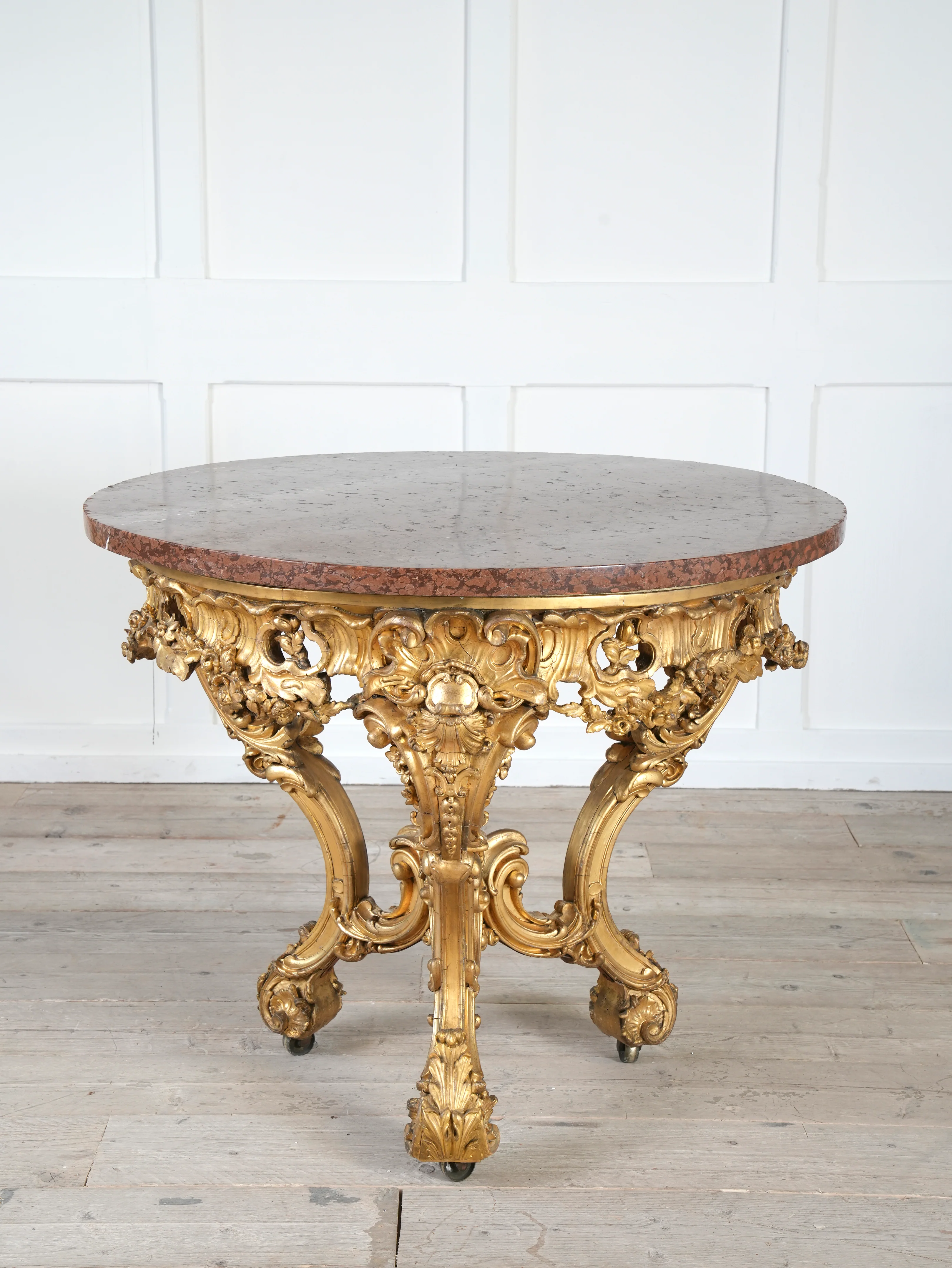 A Mid 19th Century Gilt Gesso Centre Table - Image 2