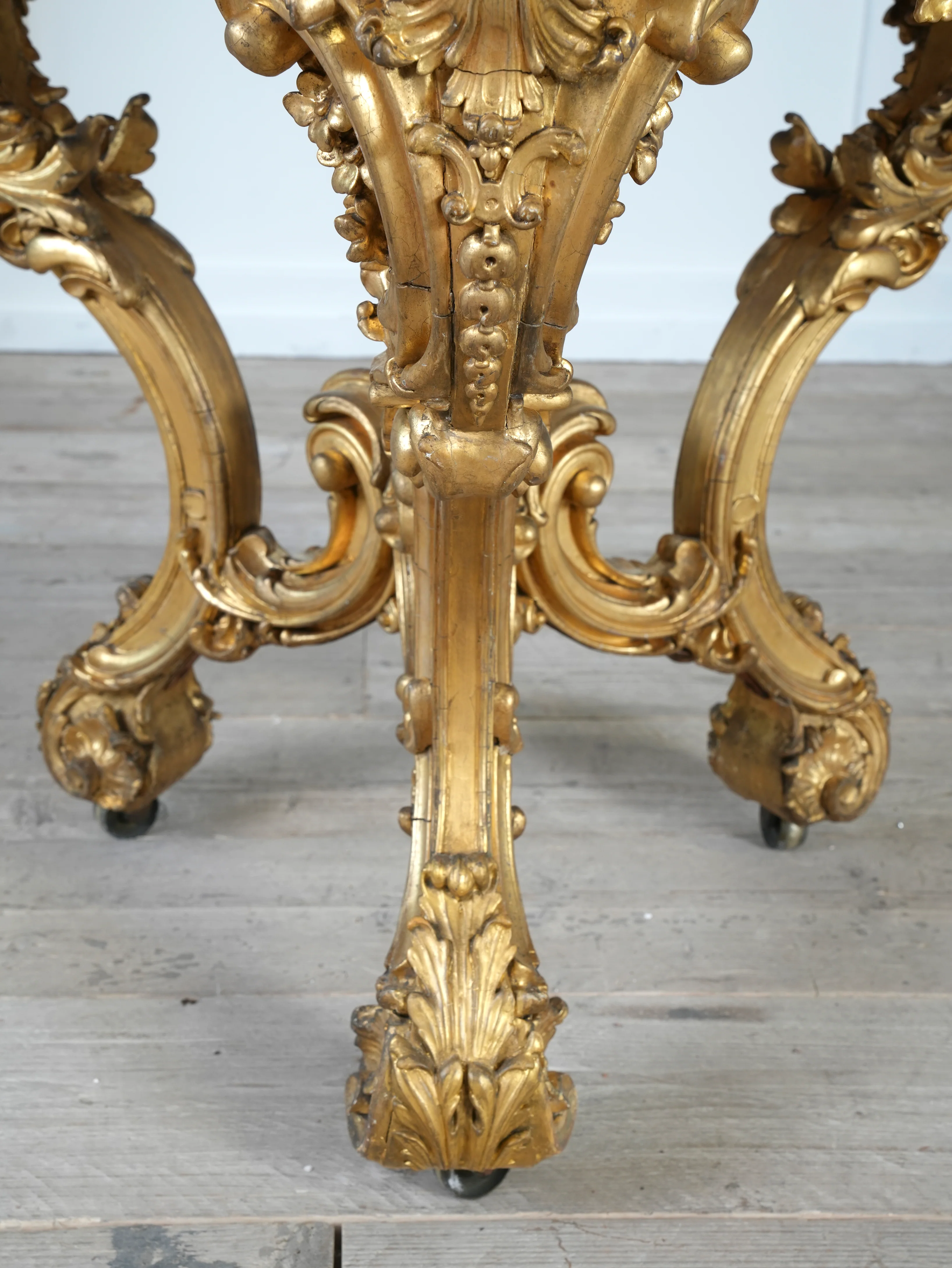 A Mid 19th Century Gilt Gesso Centre Table - Image 6
