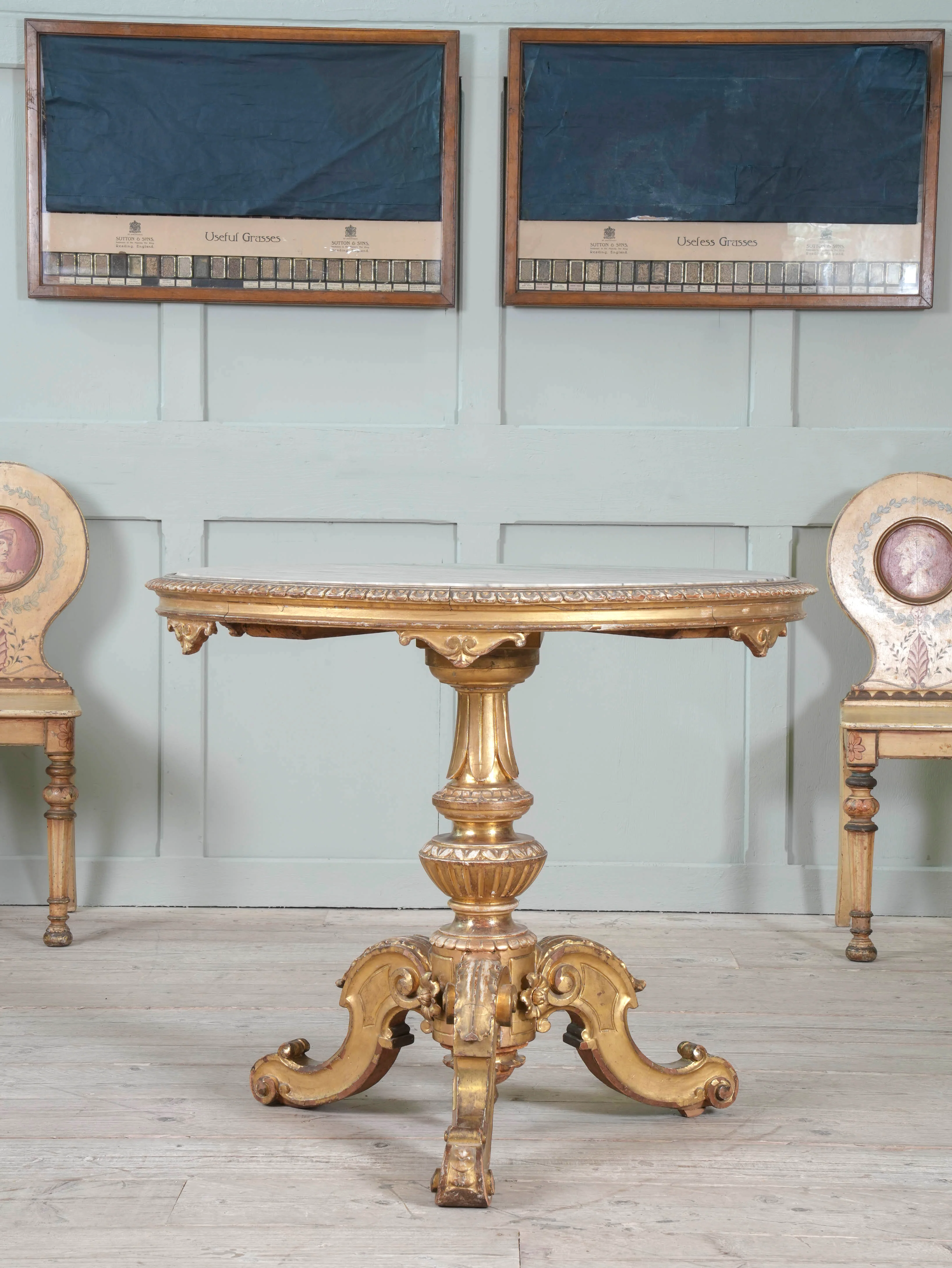 A 19th Century Giltwood & Marble Centre Table - Image 14